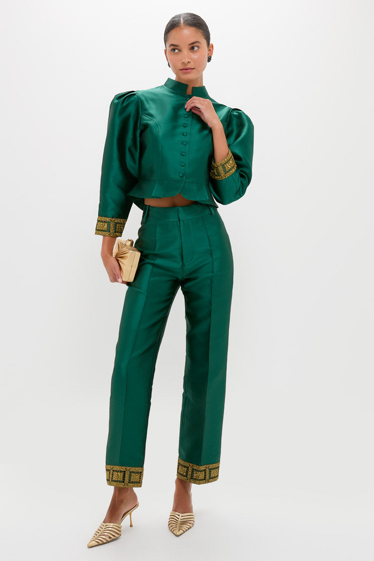 Navy Crystal Emaline Studs