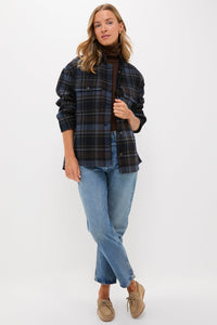 Navy and Plaid