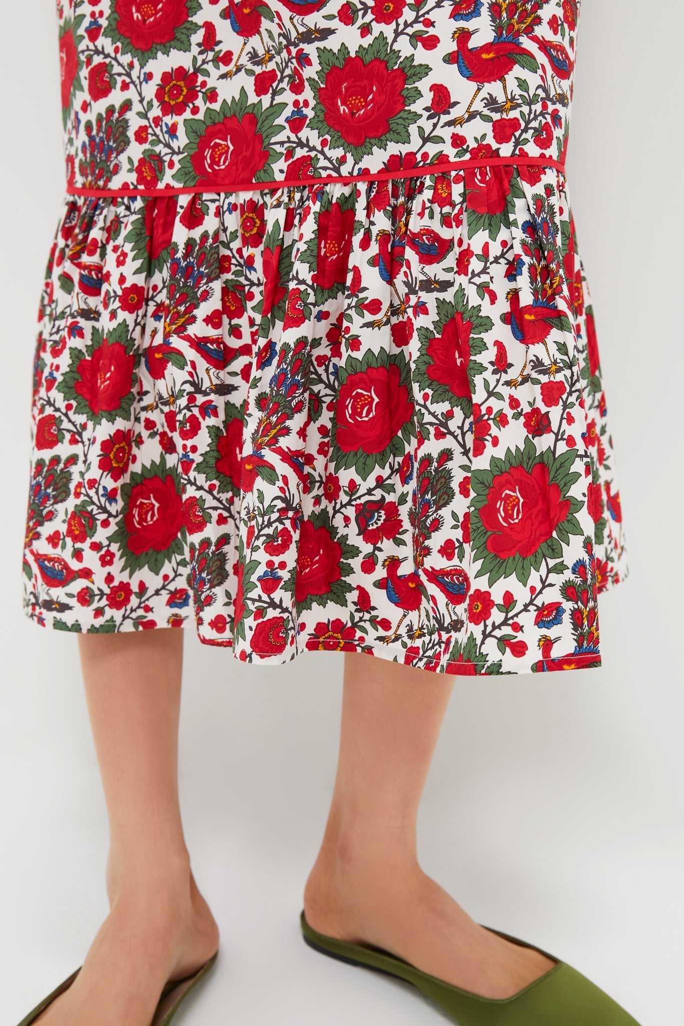 Peony Bird Evelyn Dress