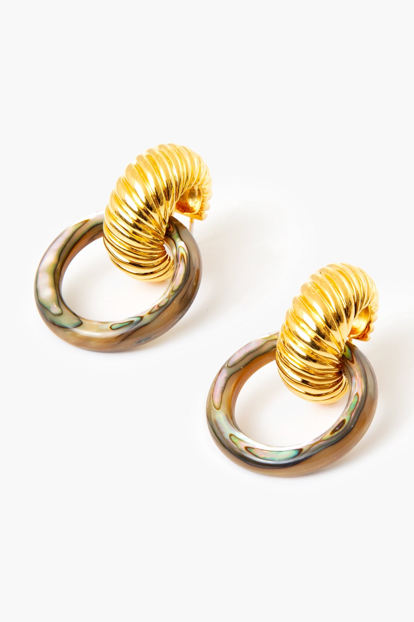 Spiral Shell Earrings