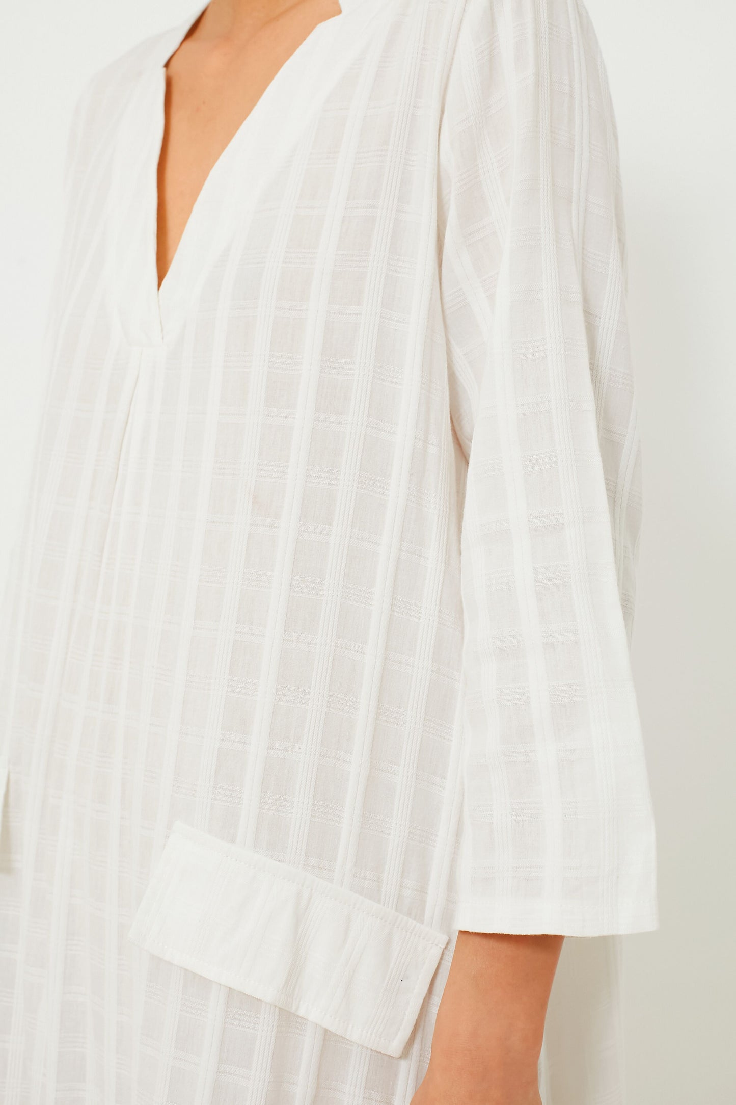 White Carolina Caftan