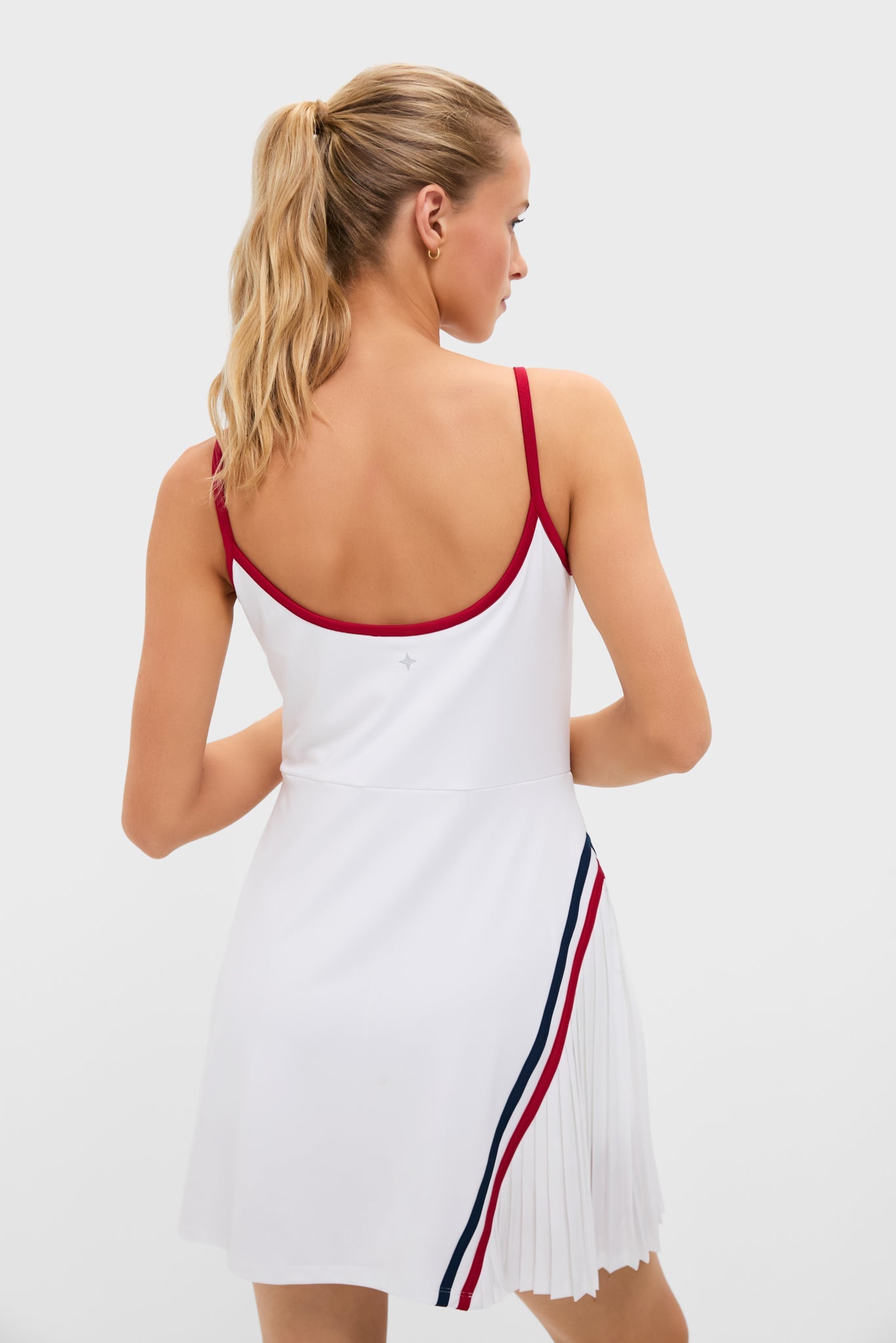 White Performance Jersey Cleo Tennis Tank Dress