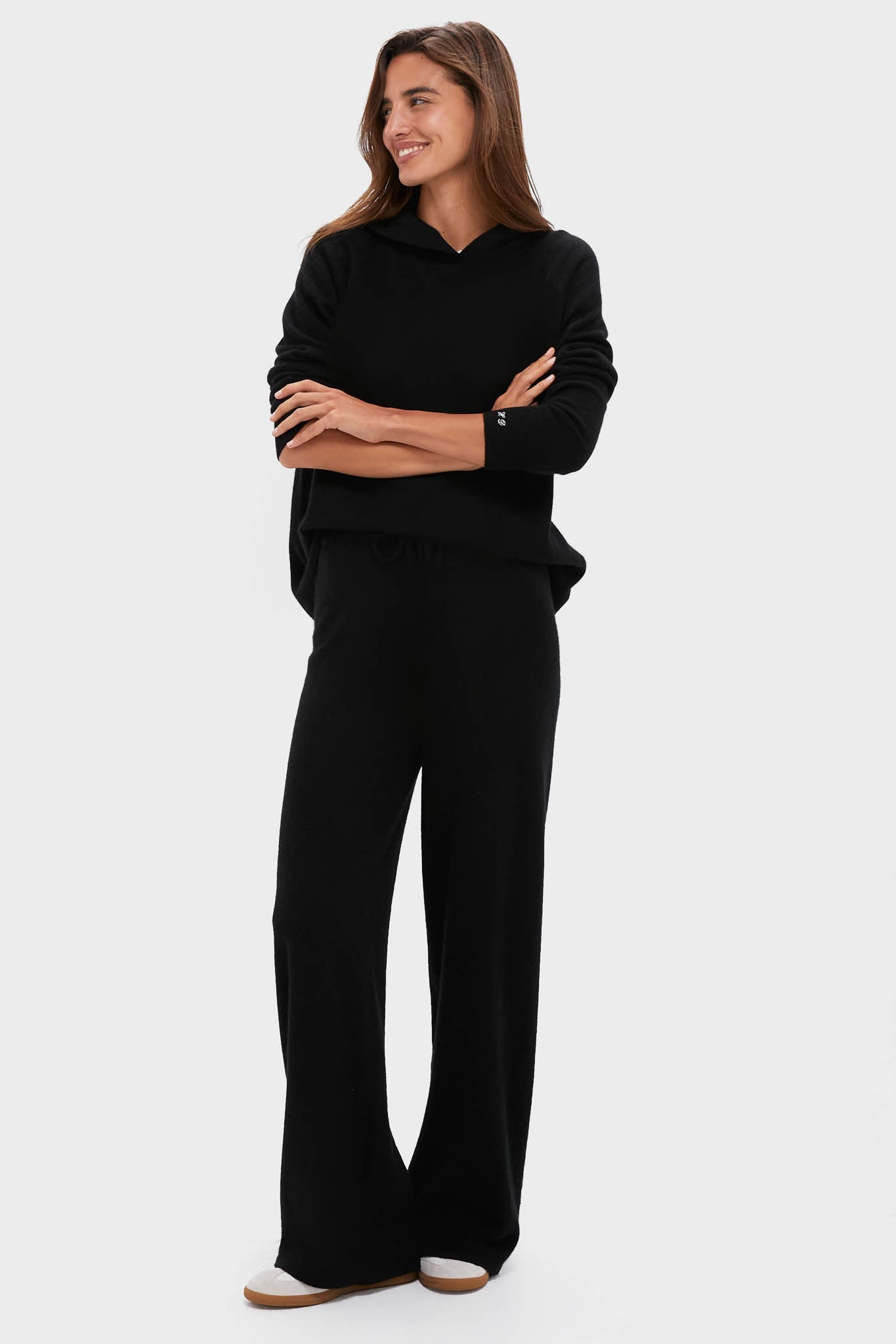 Black Cashmere Jane Hoodie