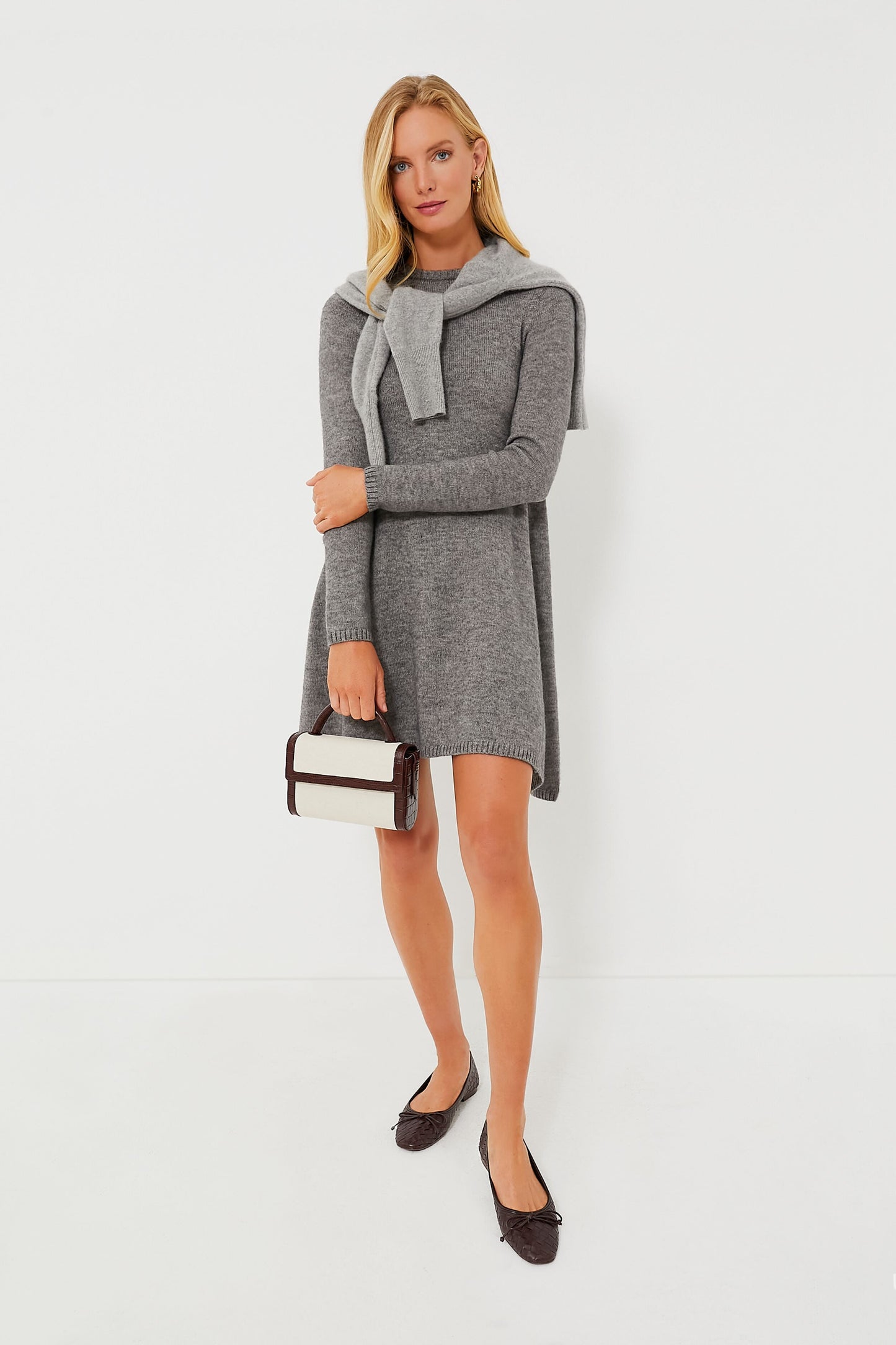 Gray Maia Knit Dress