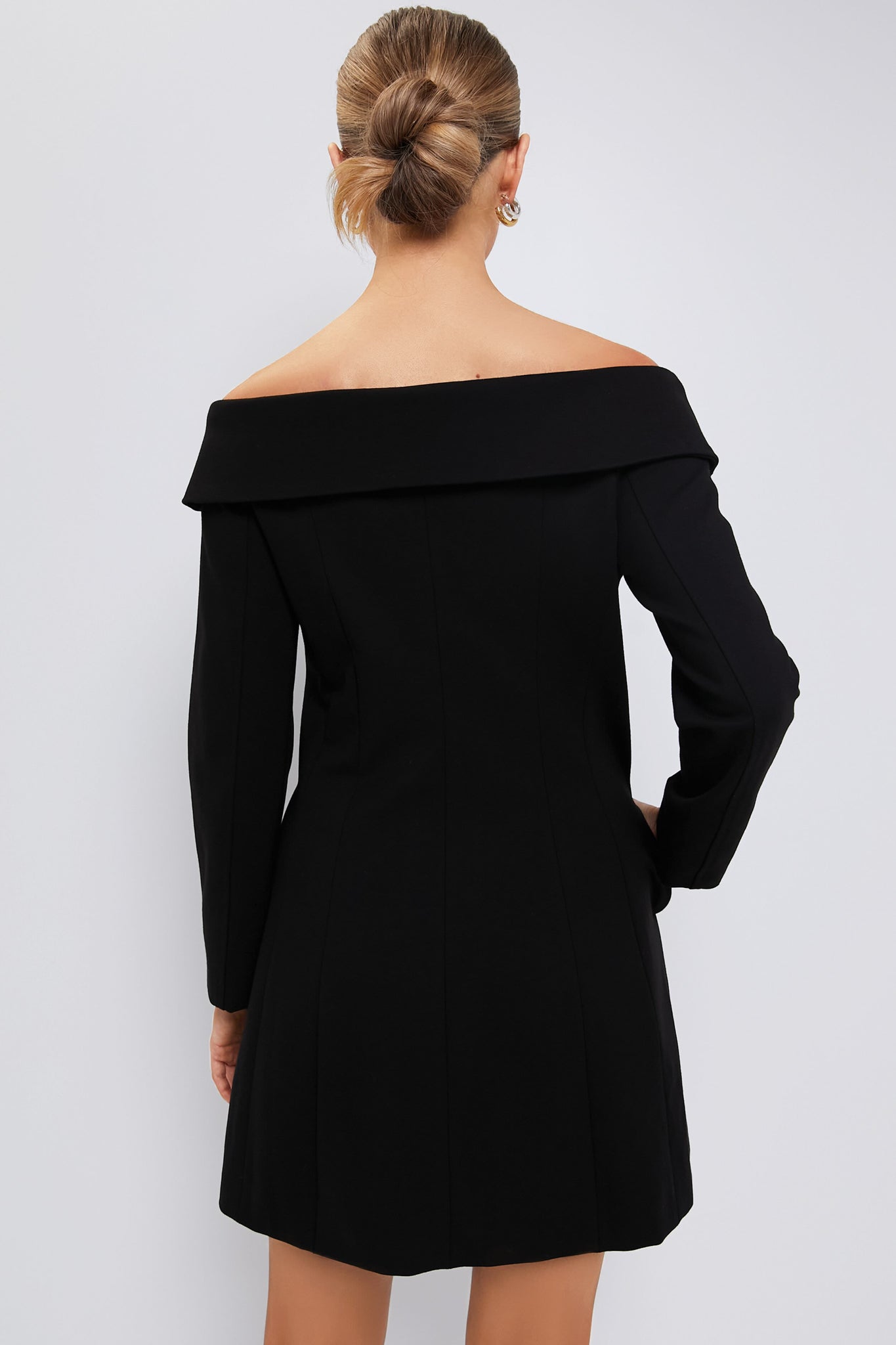 Black Ponte Remington Dress