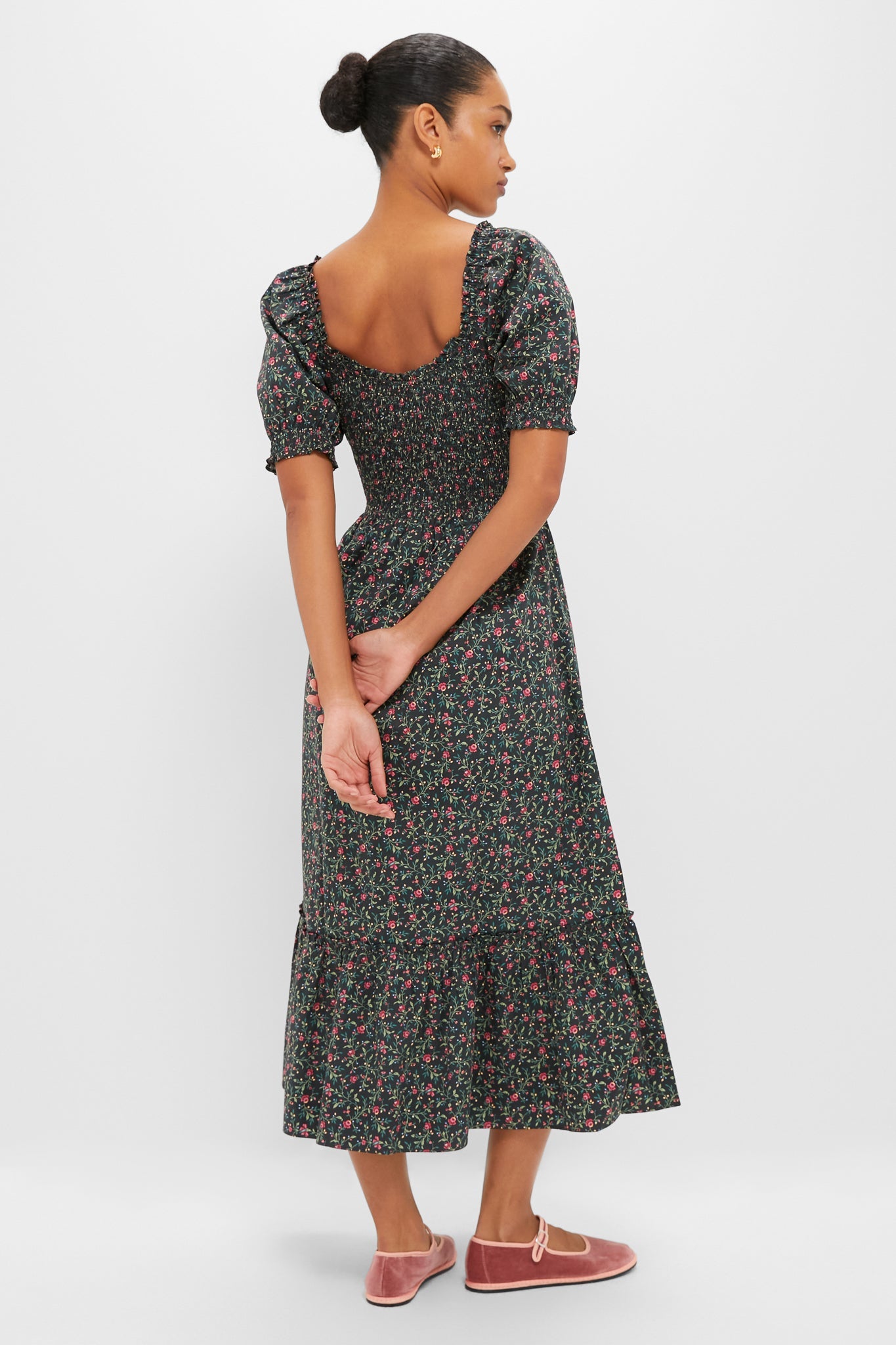 Forest Florentine Ditsy Louisa Nap Dress