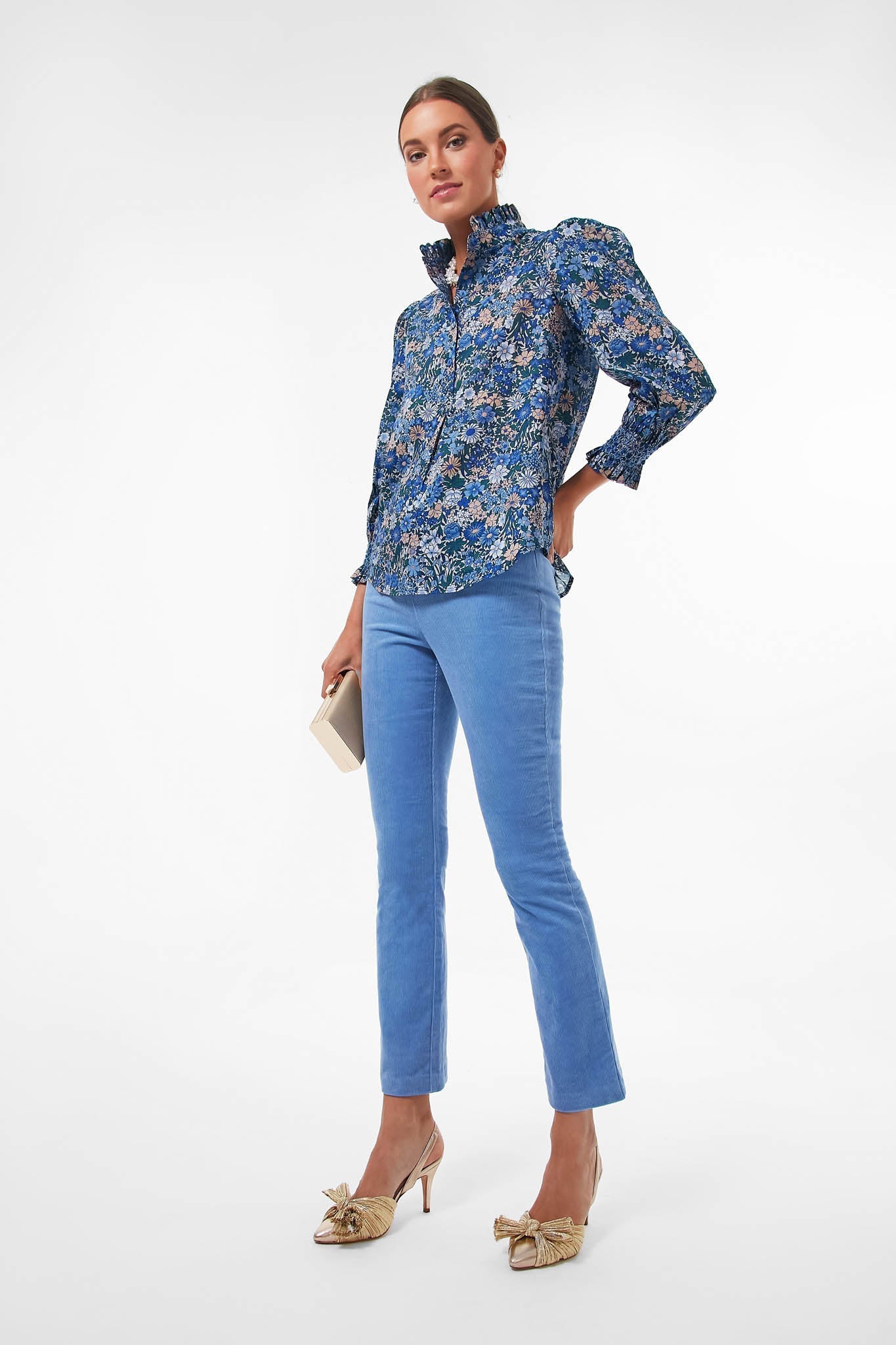 Dutch Blue Corduroy Ashford Pants