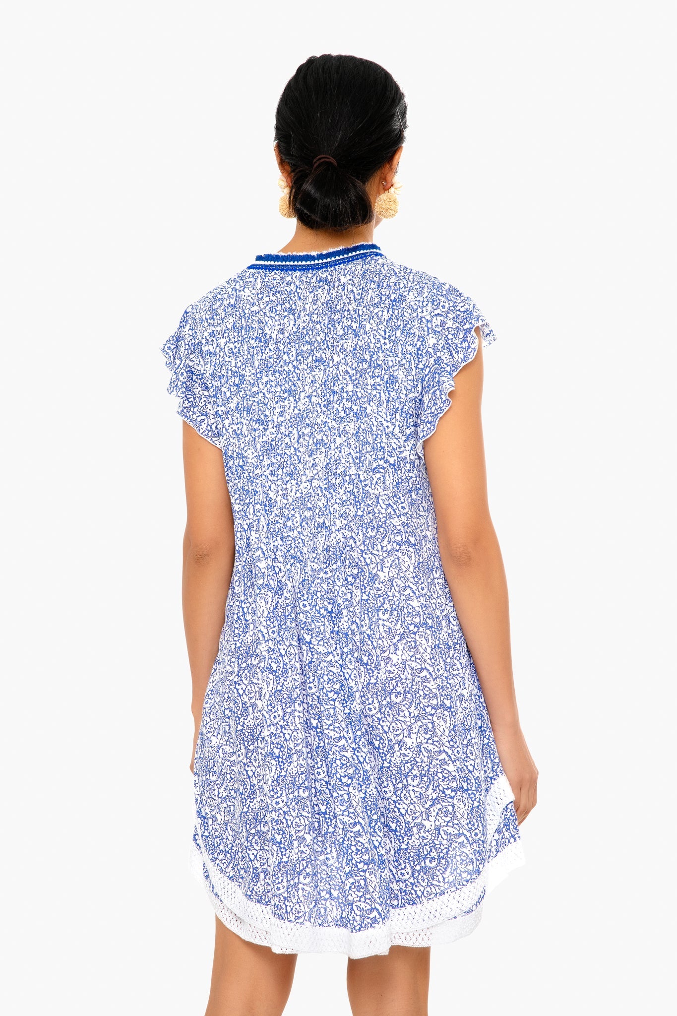 Blue Canary Sasha Trimmed Mini Dress