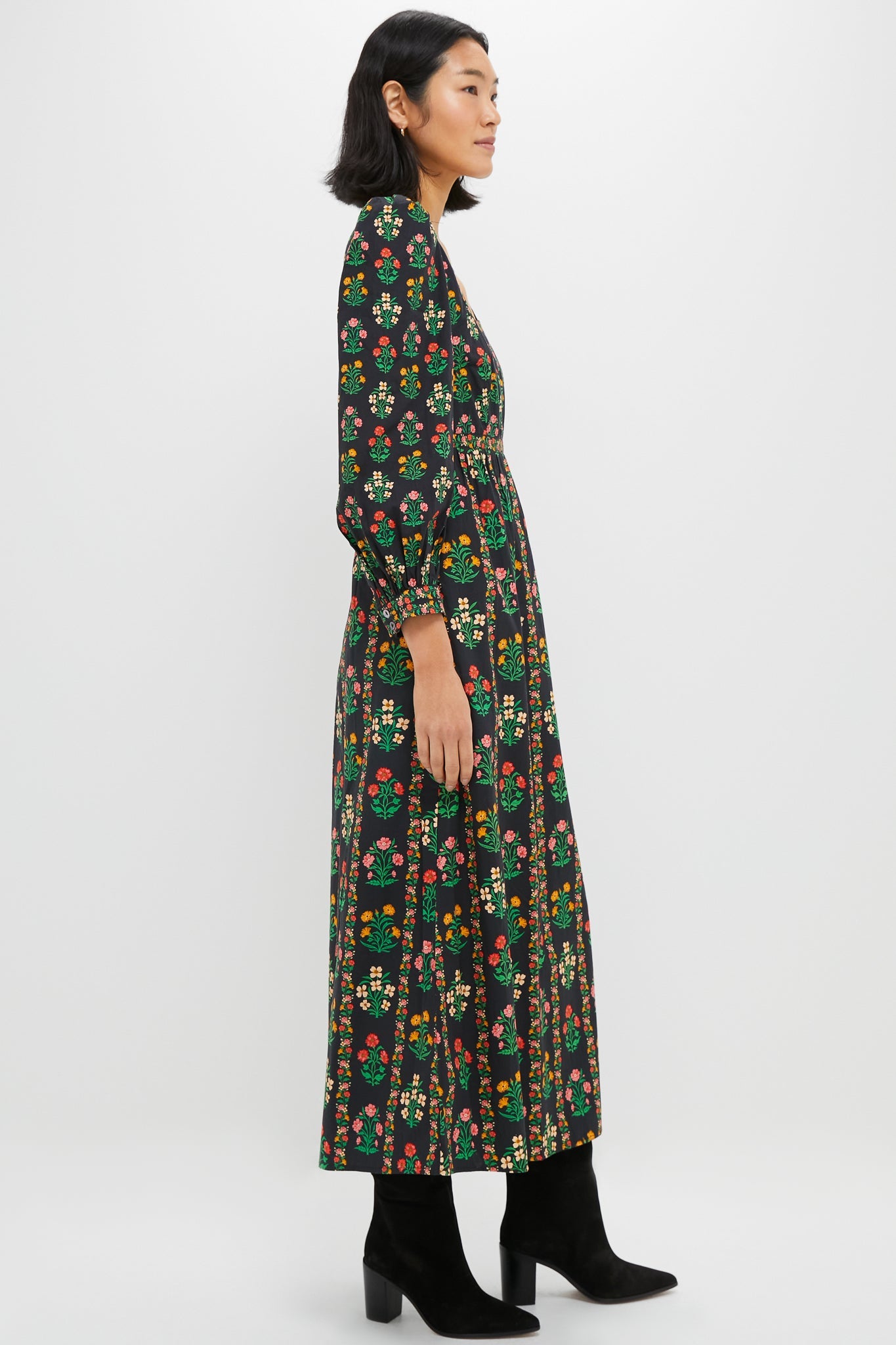 Rose Border Cornelia Dress