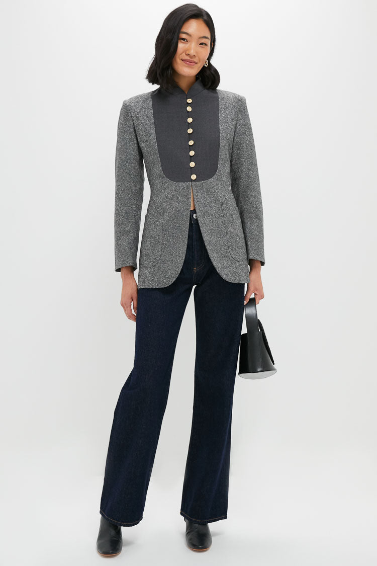 Speckled Grey Jenny Flannel Jacket