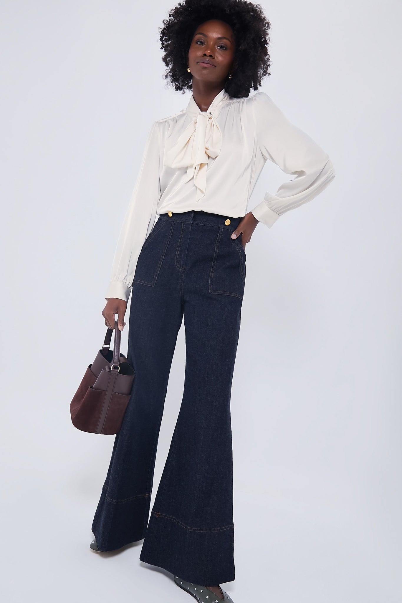 Ivory Dunmore Blouse