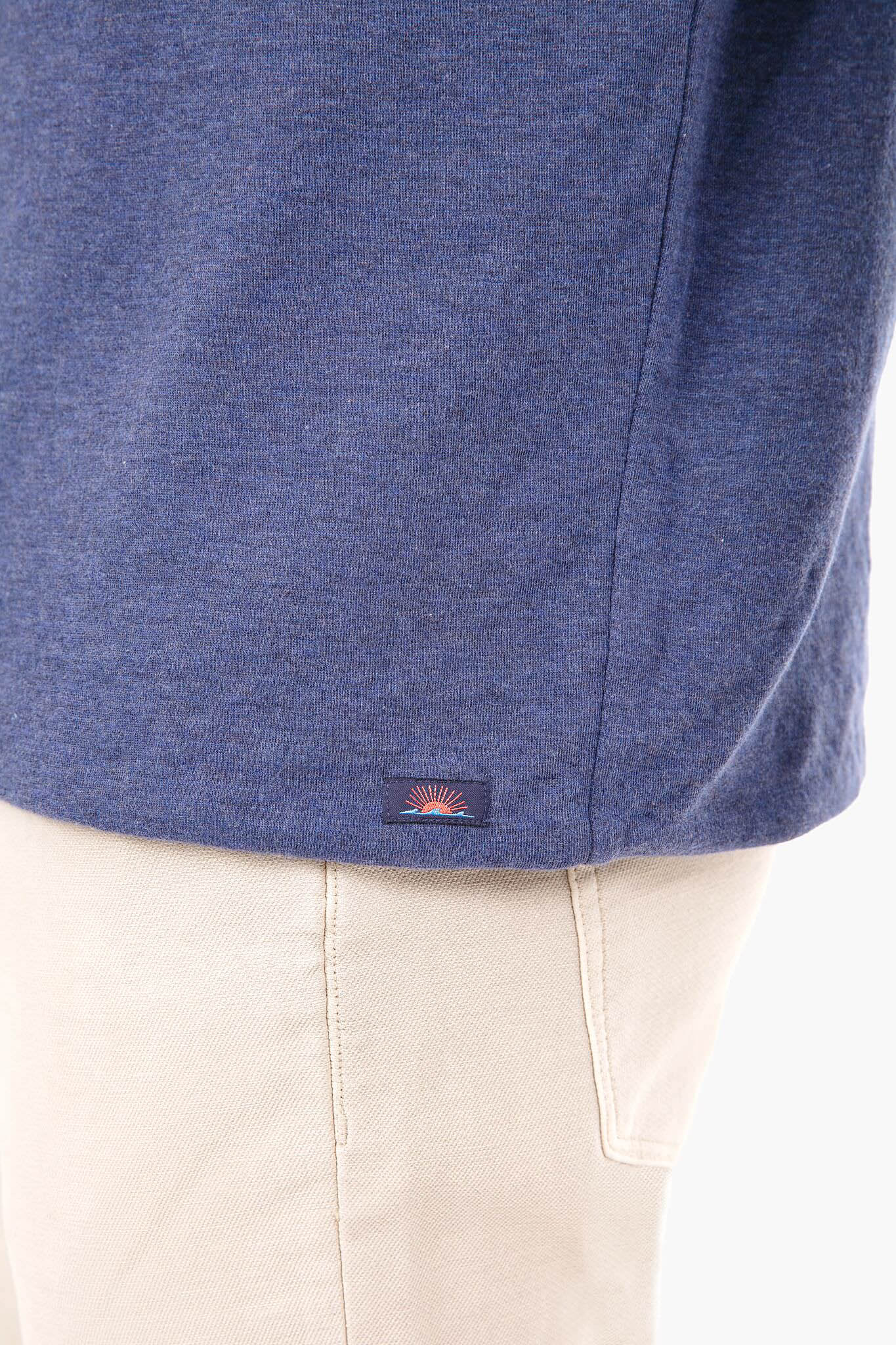 Navy Heather Plus Light Grey Cloud Reversible Crew