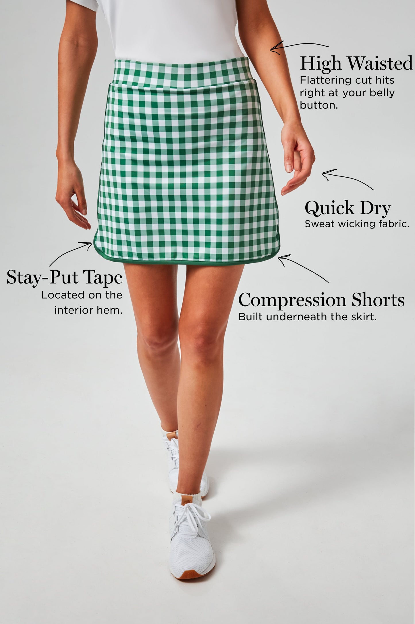 Green Trellis 16 Inch Karrie Golf Skirt