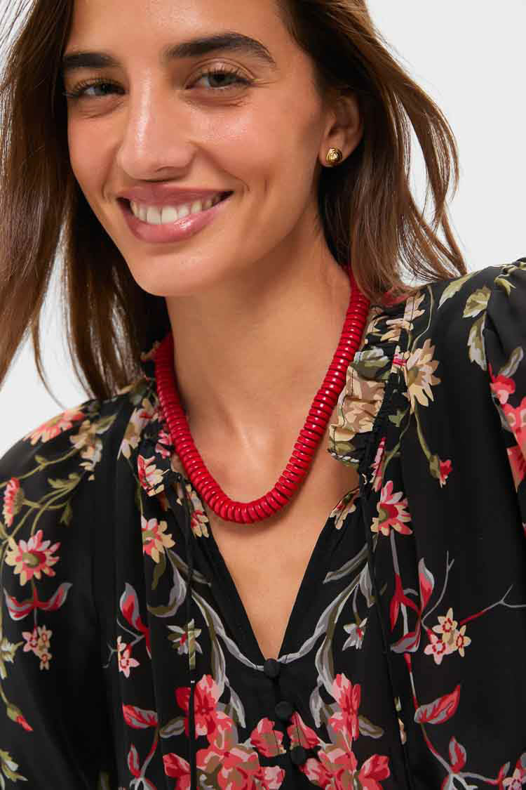 Barrell Red Statement Necklace