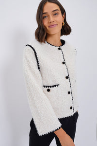 Cream Fuzzy Knit