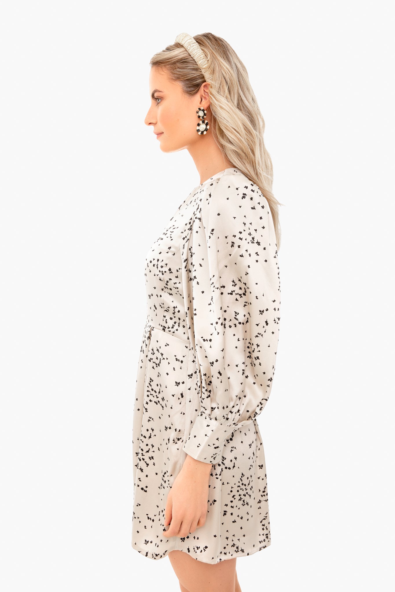 Champagne Combo Scattered Fleur Dress