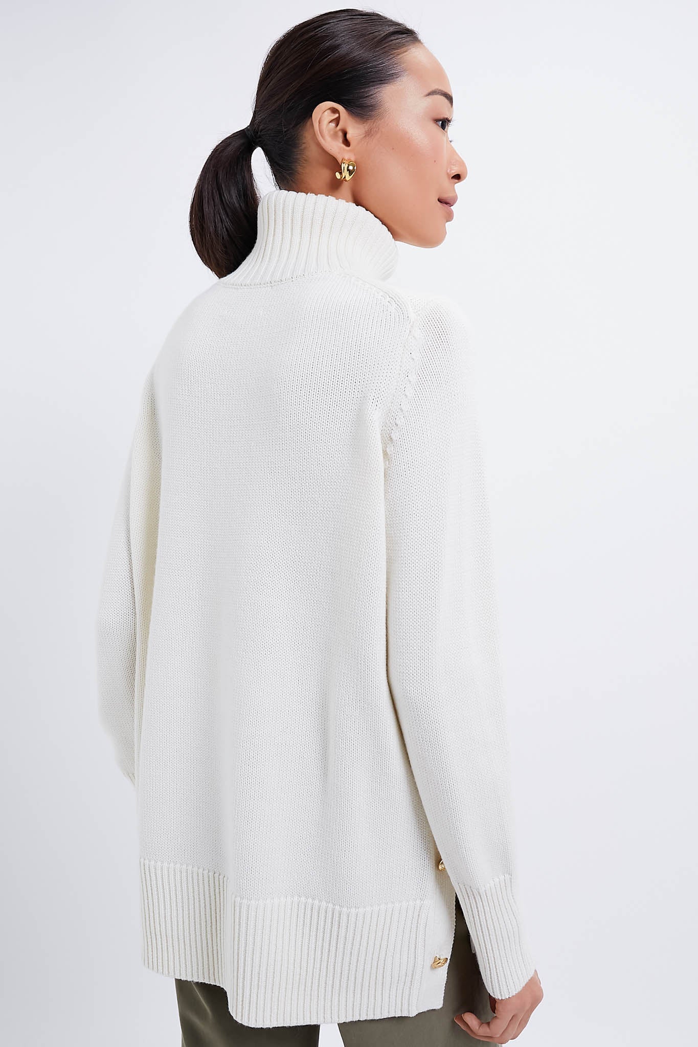 Winter White Sophia Sweater