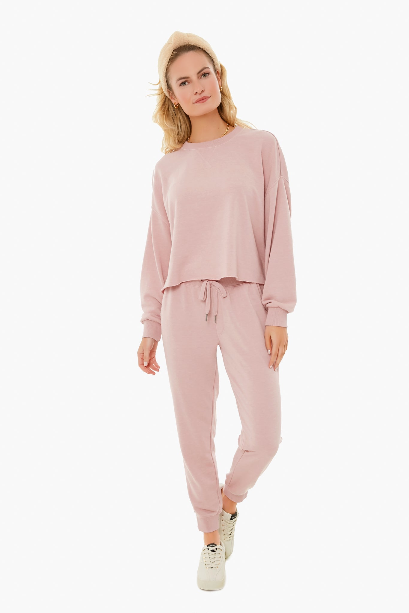 Pink Blossom Cypress Loop Joggers