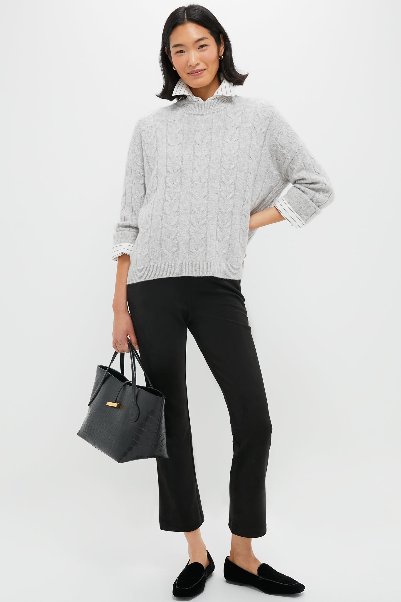 Black Vegan Suede Ashford Pants