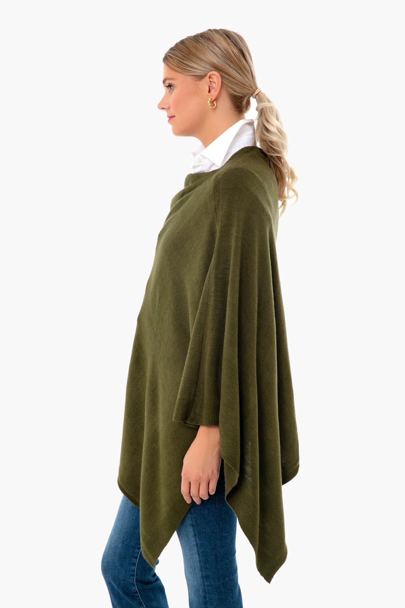 Army Green Monterey Poncho