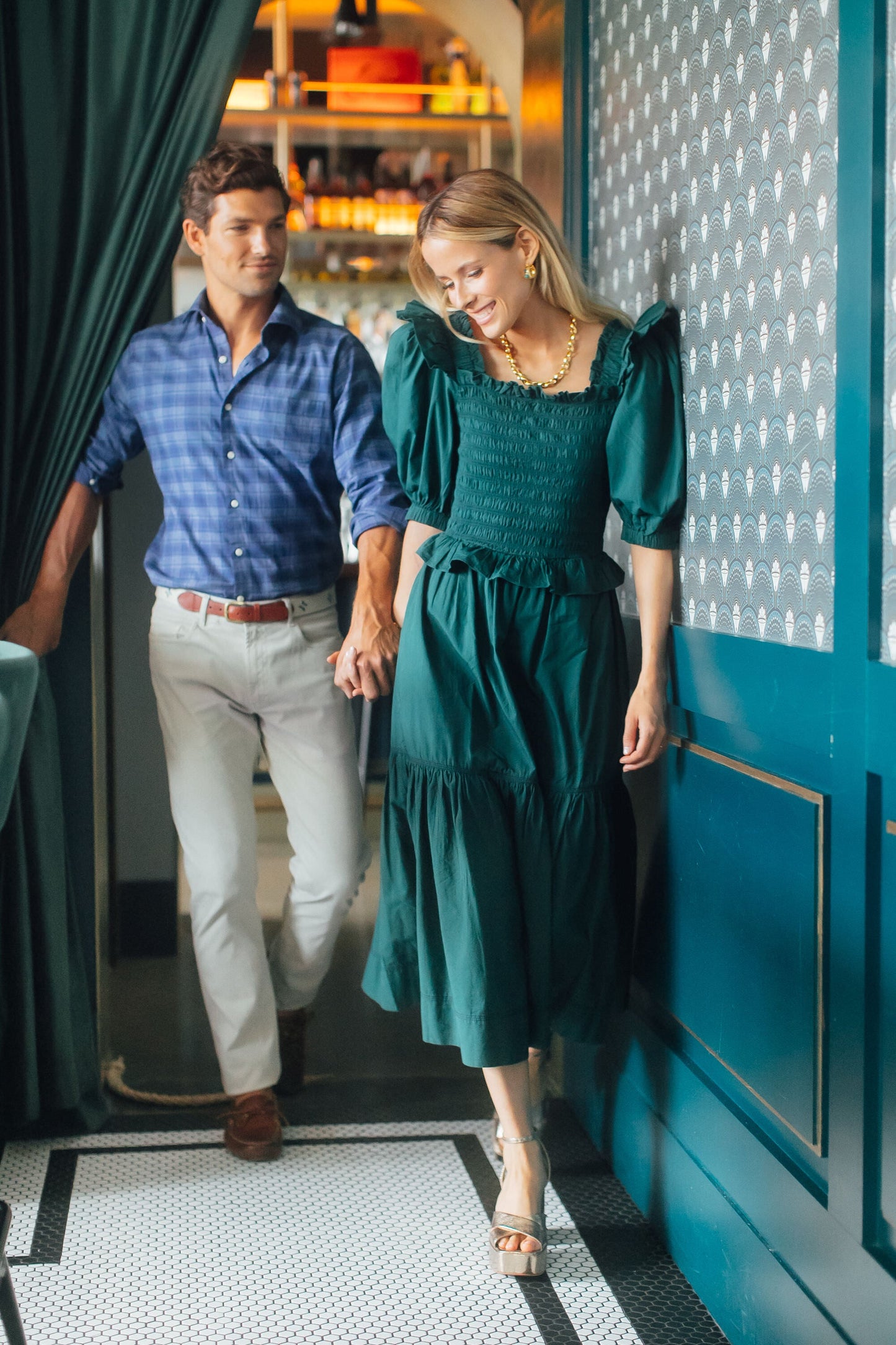 Atlantic Blue Fetlock Autumn Soft Cotton Sport Shirt