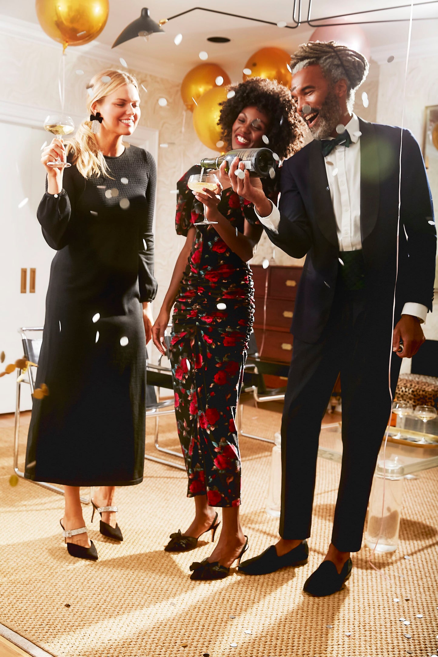 Rose Velvet Rowenna Dress