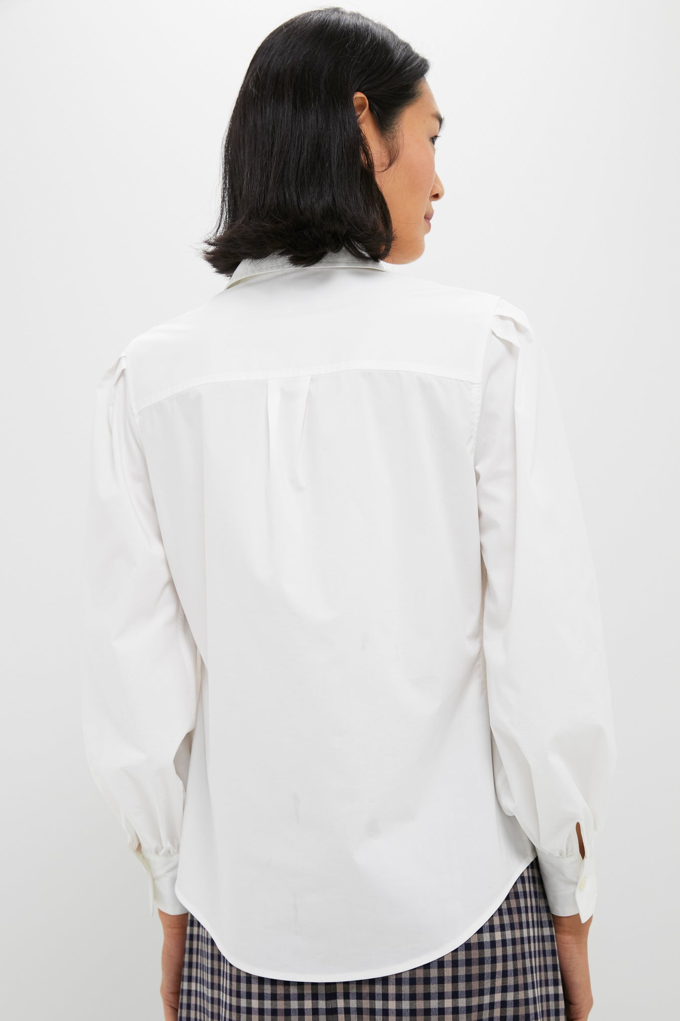 White Carolina Button Down