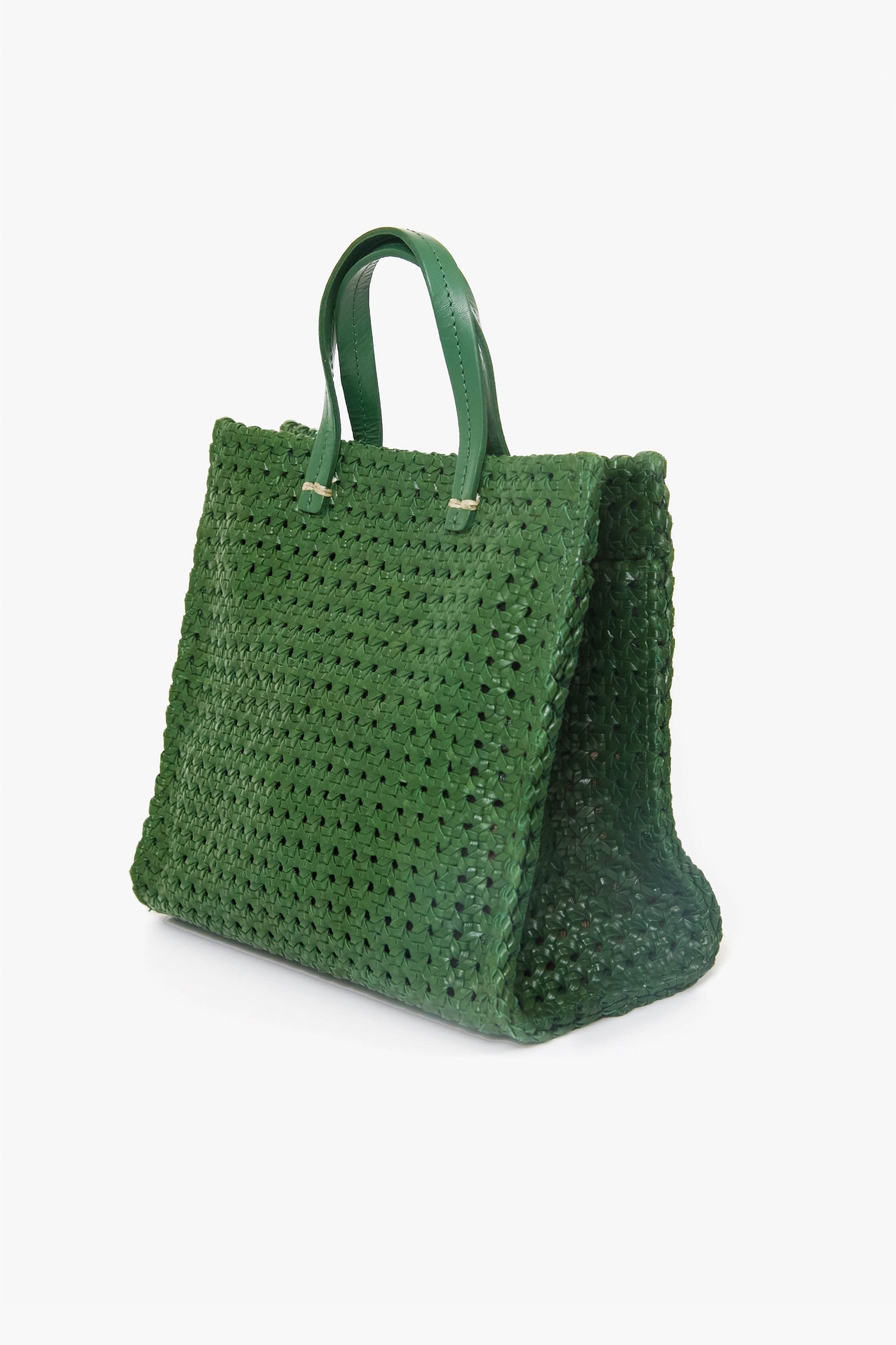 Evergreen Rattan Petit Simple Tote