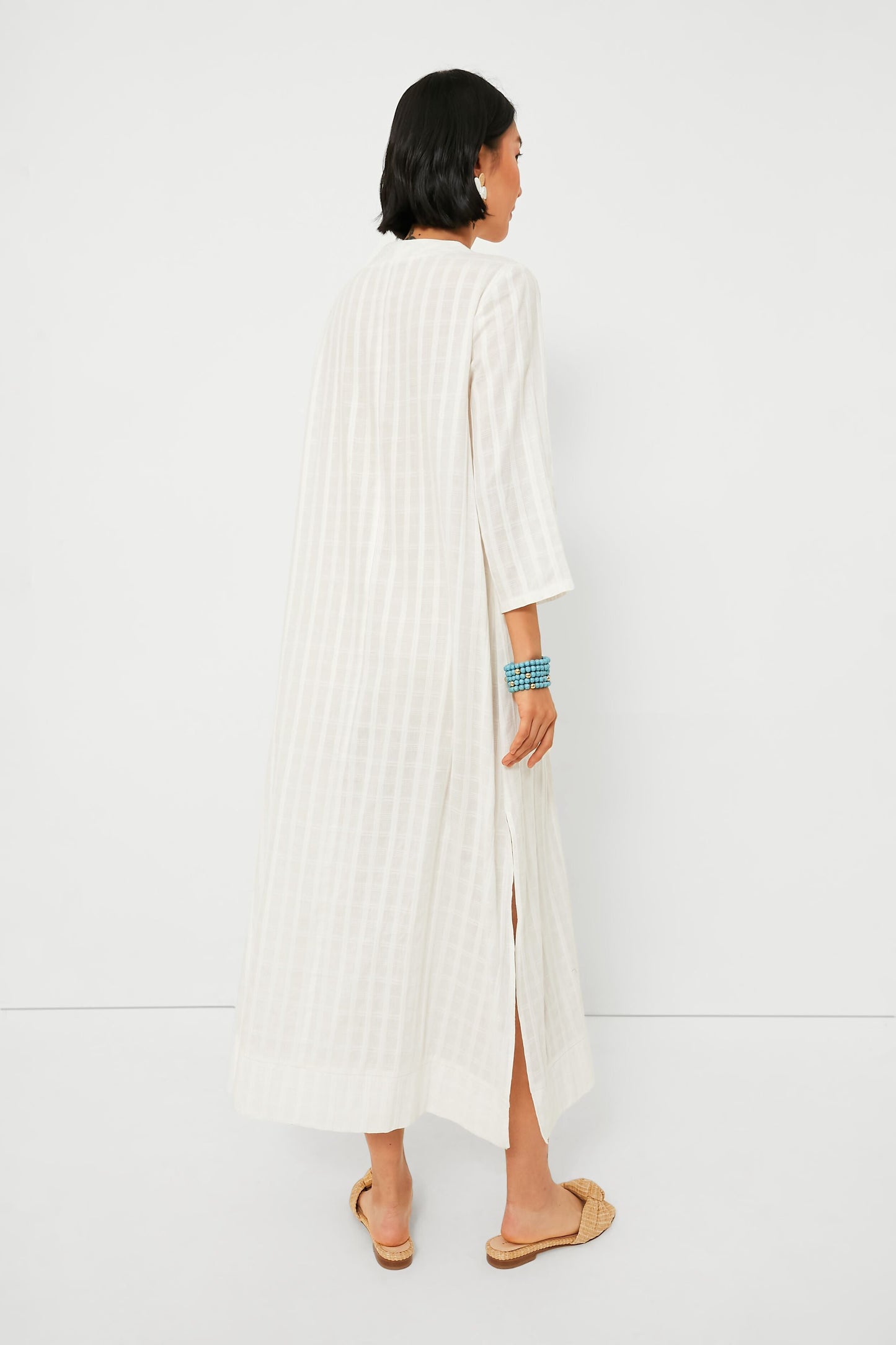 White Carolina Caftan