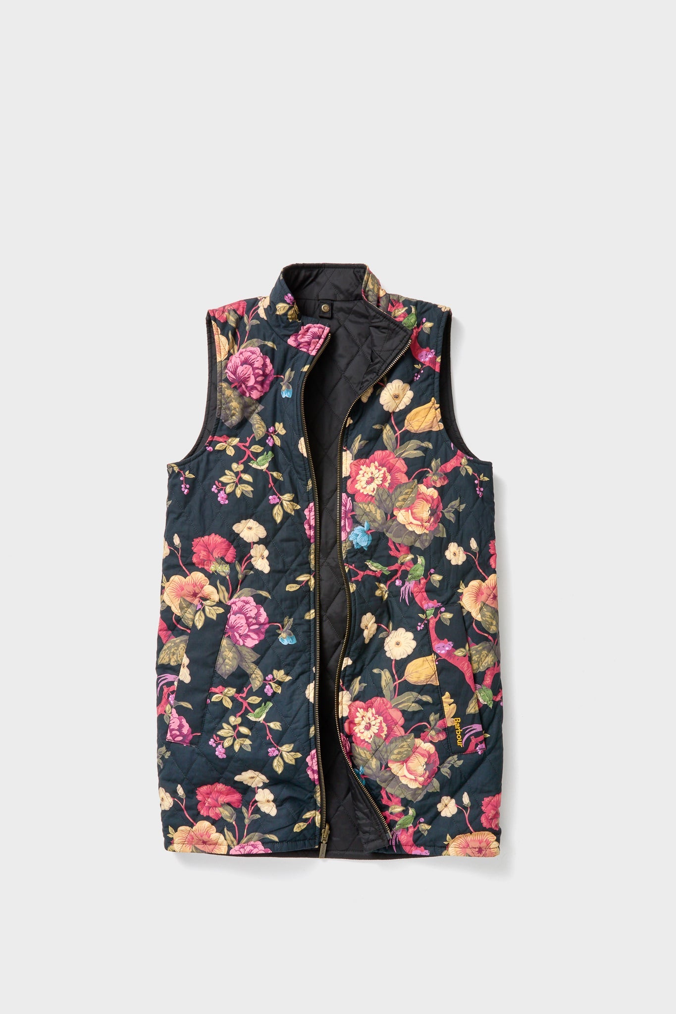 Black Barbour x Tuckernuck Reversible Paisley Vest