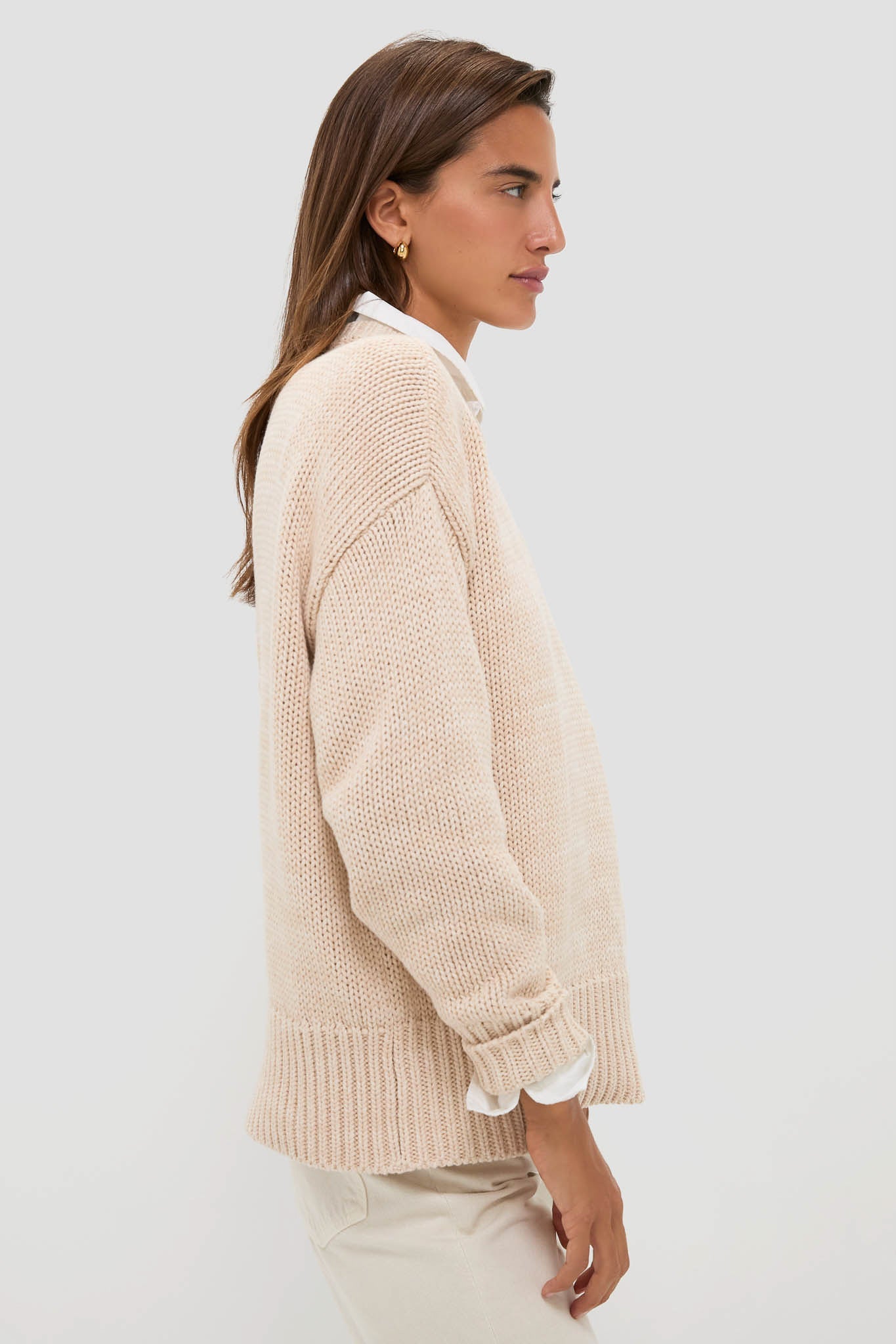 Sandstone Cotton Cliff Crewneck Sweater