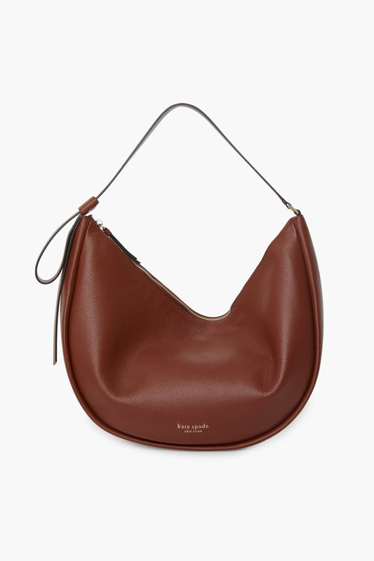 Deep Umber Smile Large Shoulder Bag
