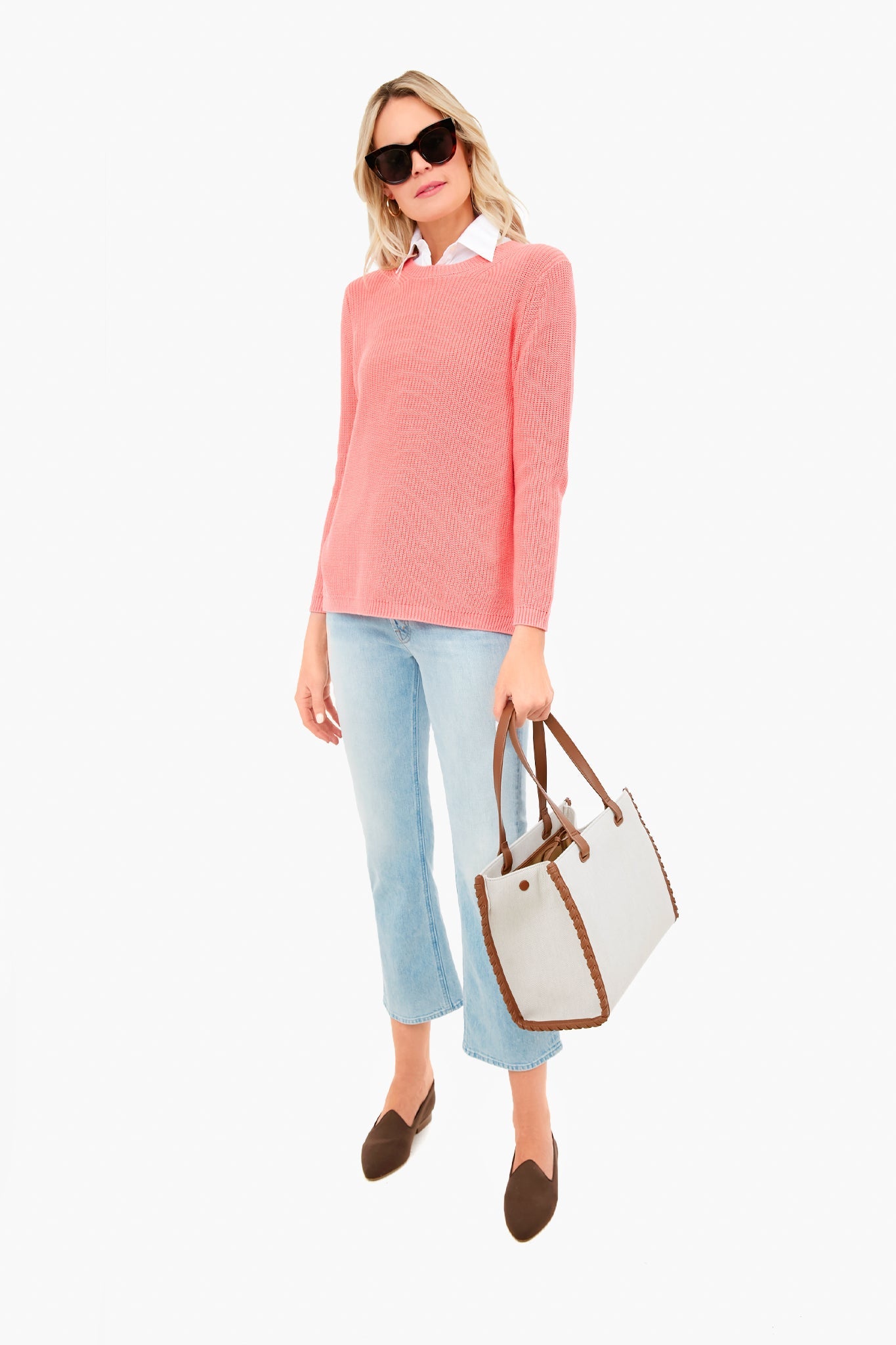 Pink Berry Emma Shaker Sweater