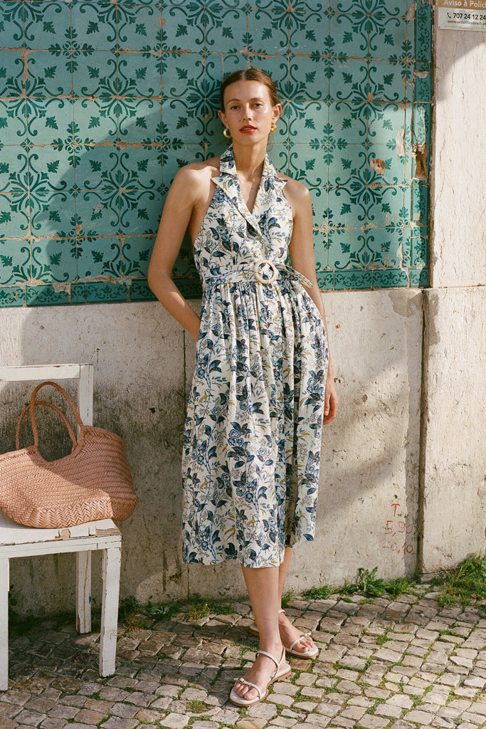 Larkspur Chintz Lena Dress