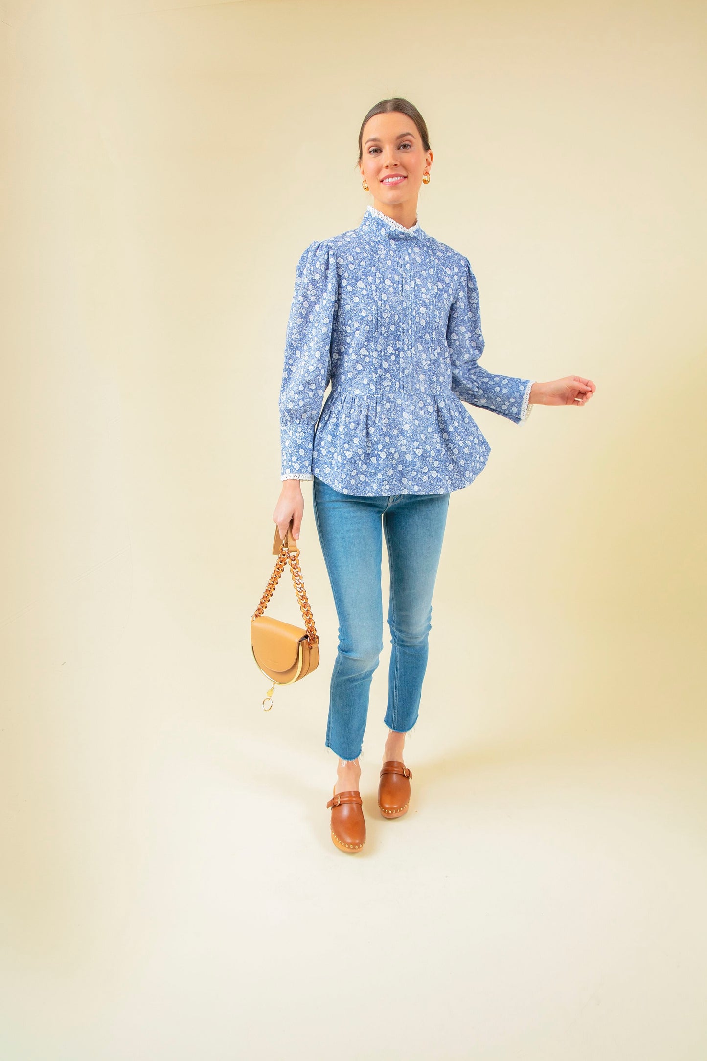 Caramel Infinity Hoops