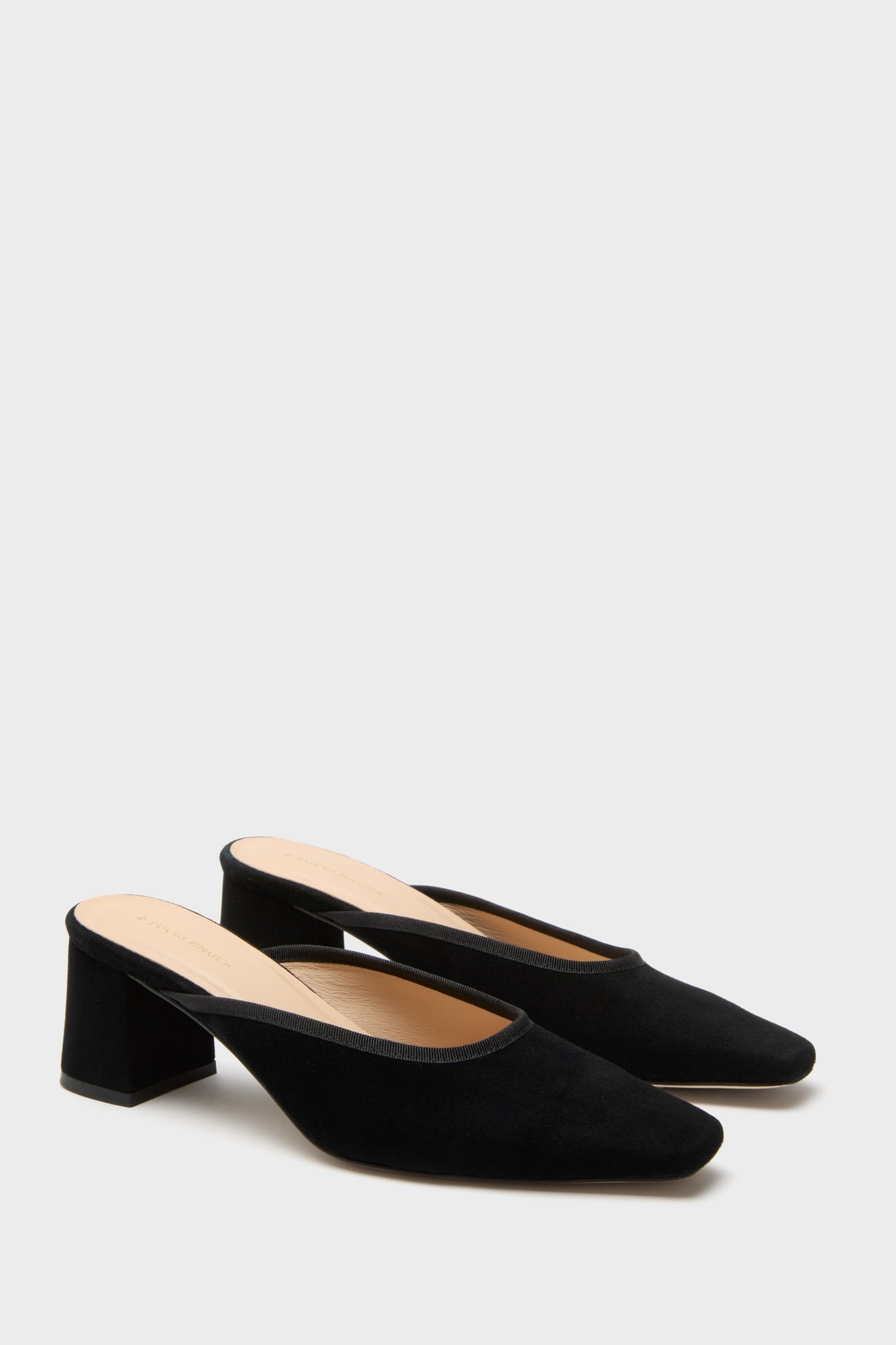 Black Suede Tilda Mules