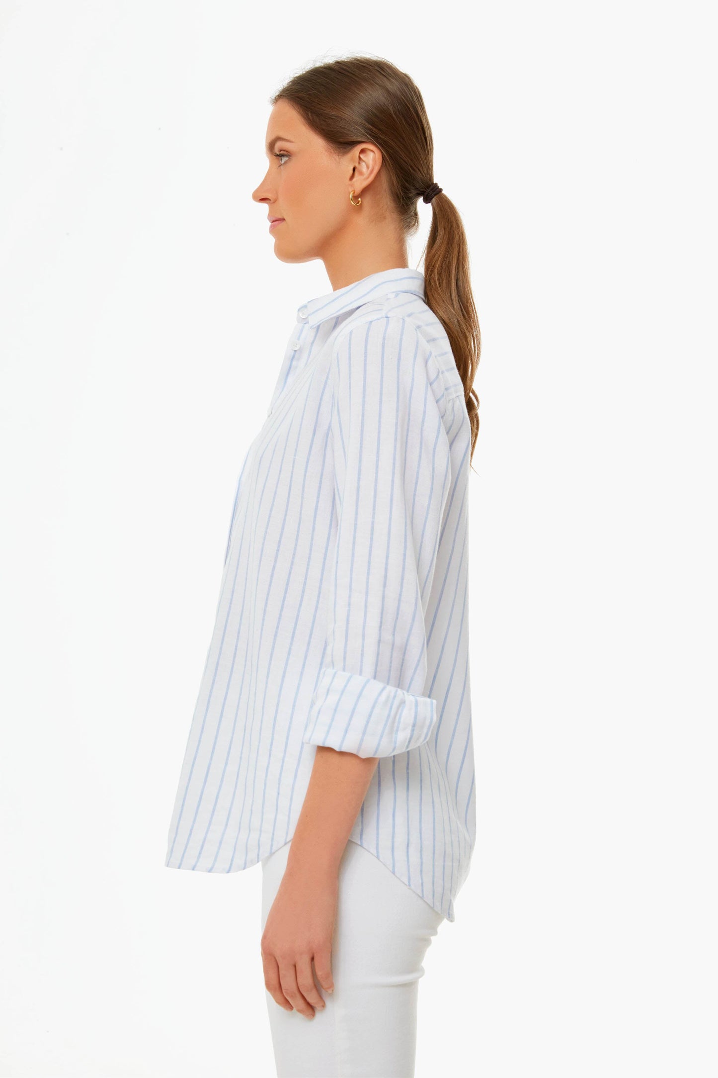 Pier Stripe Malibu Linen Shirt