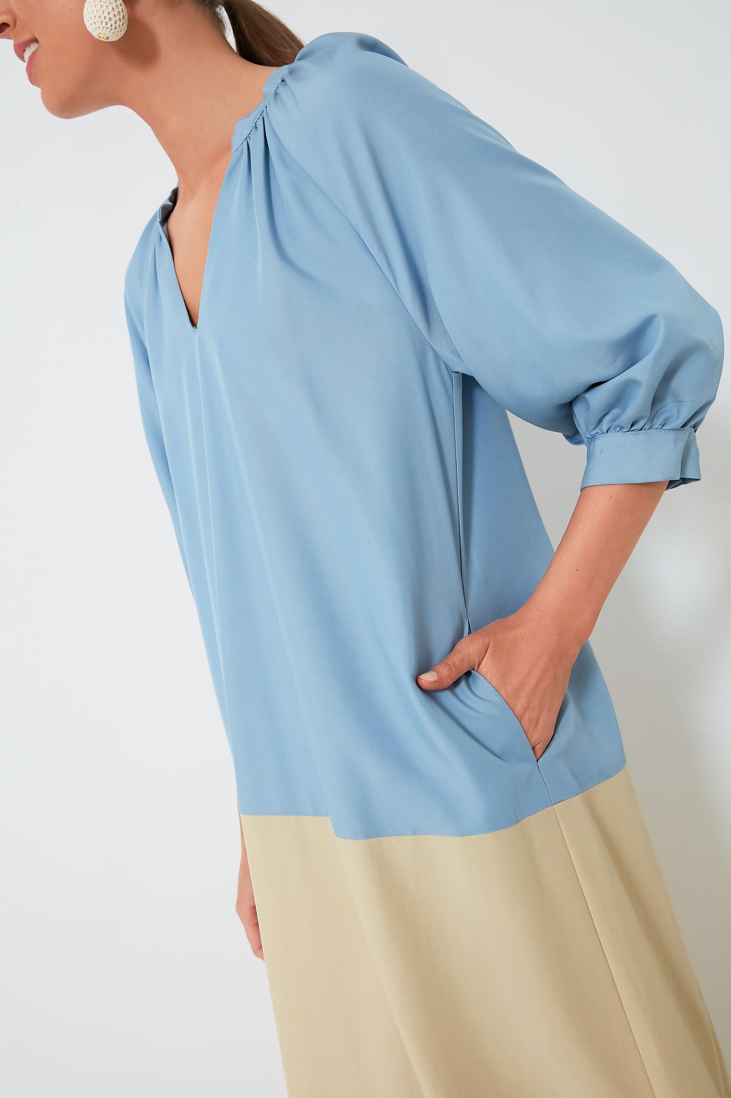 Sandstone and Sky Gemma Dress