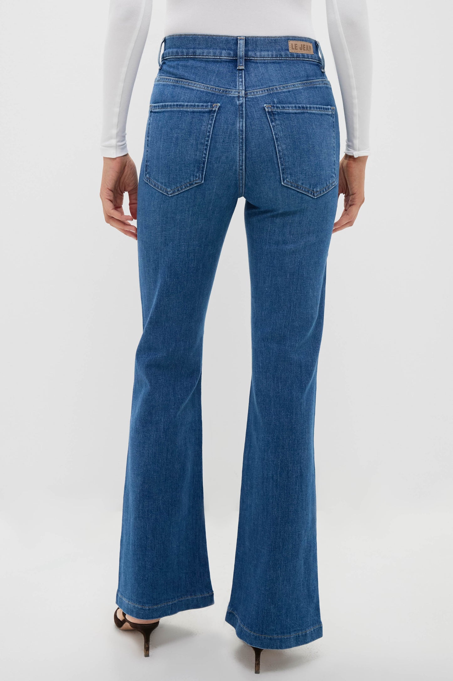 Bohemian Blue High Rise Farrah Flare