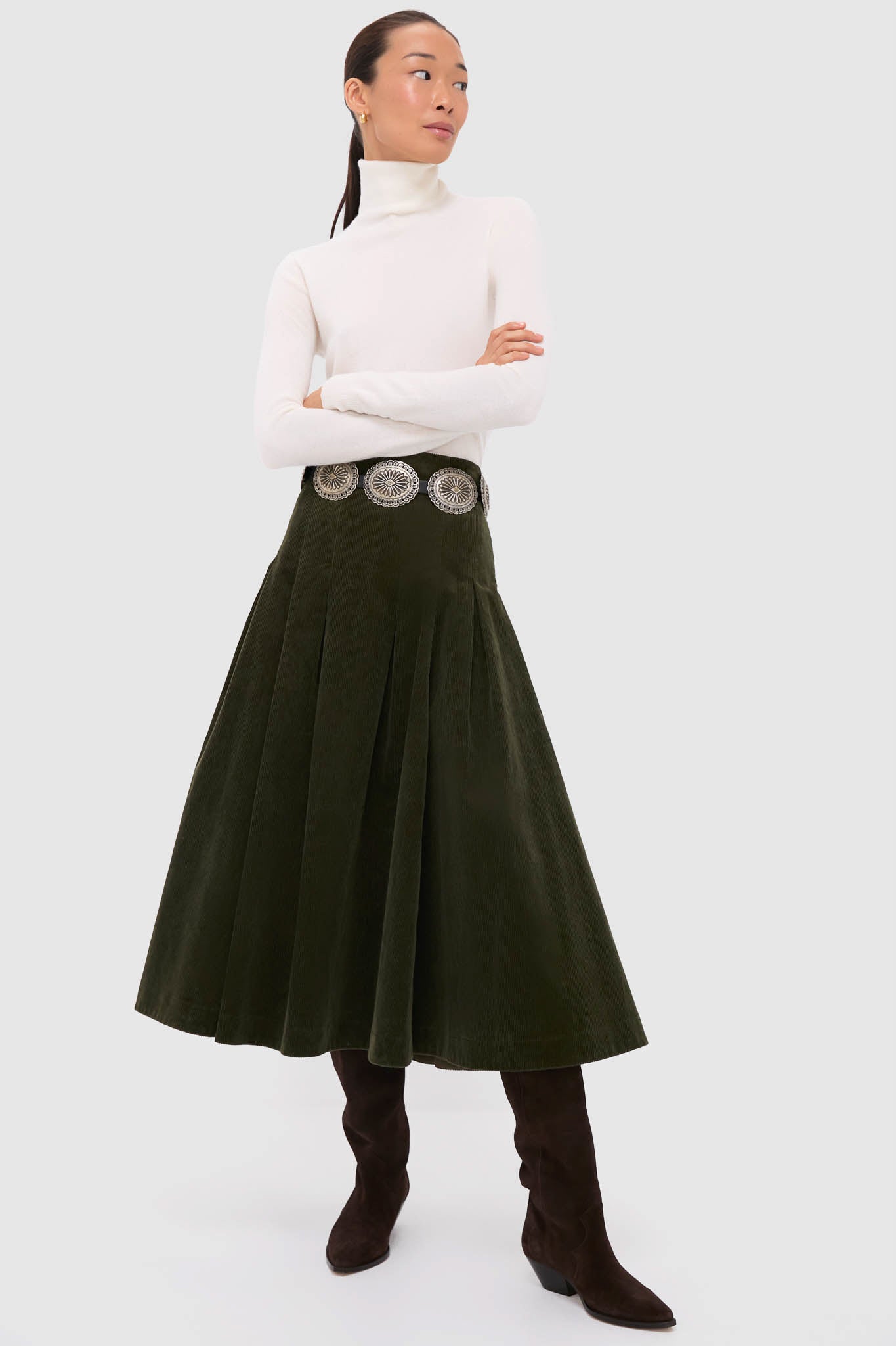 Cream Cashmere Long Sleeve Pullover