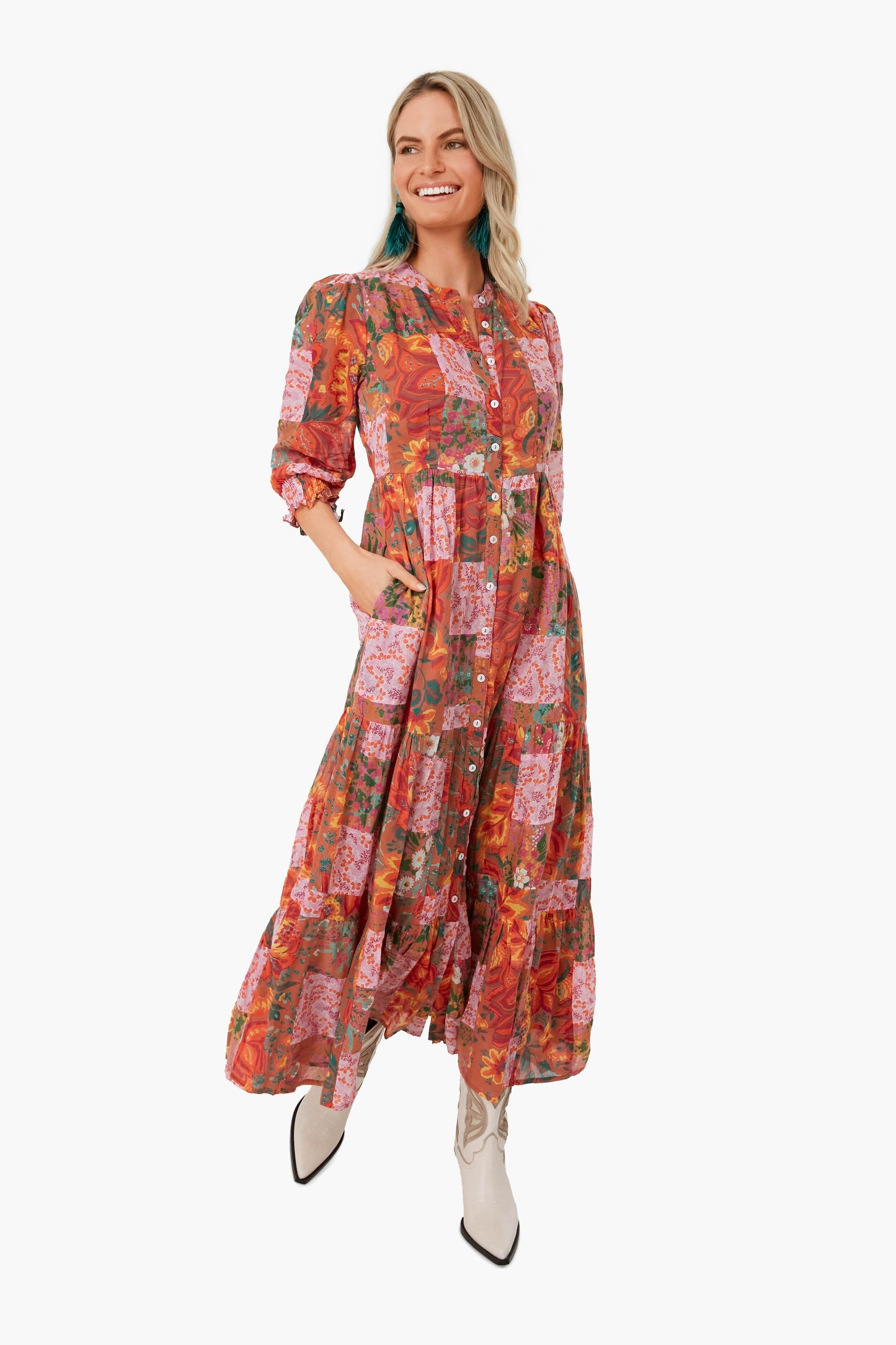 Patchwork Nevis Dress