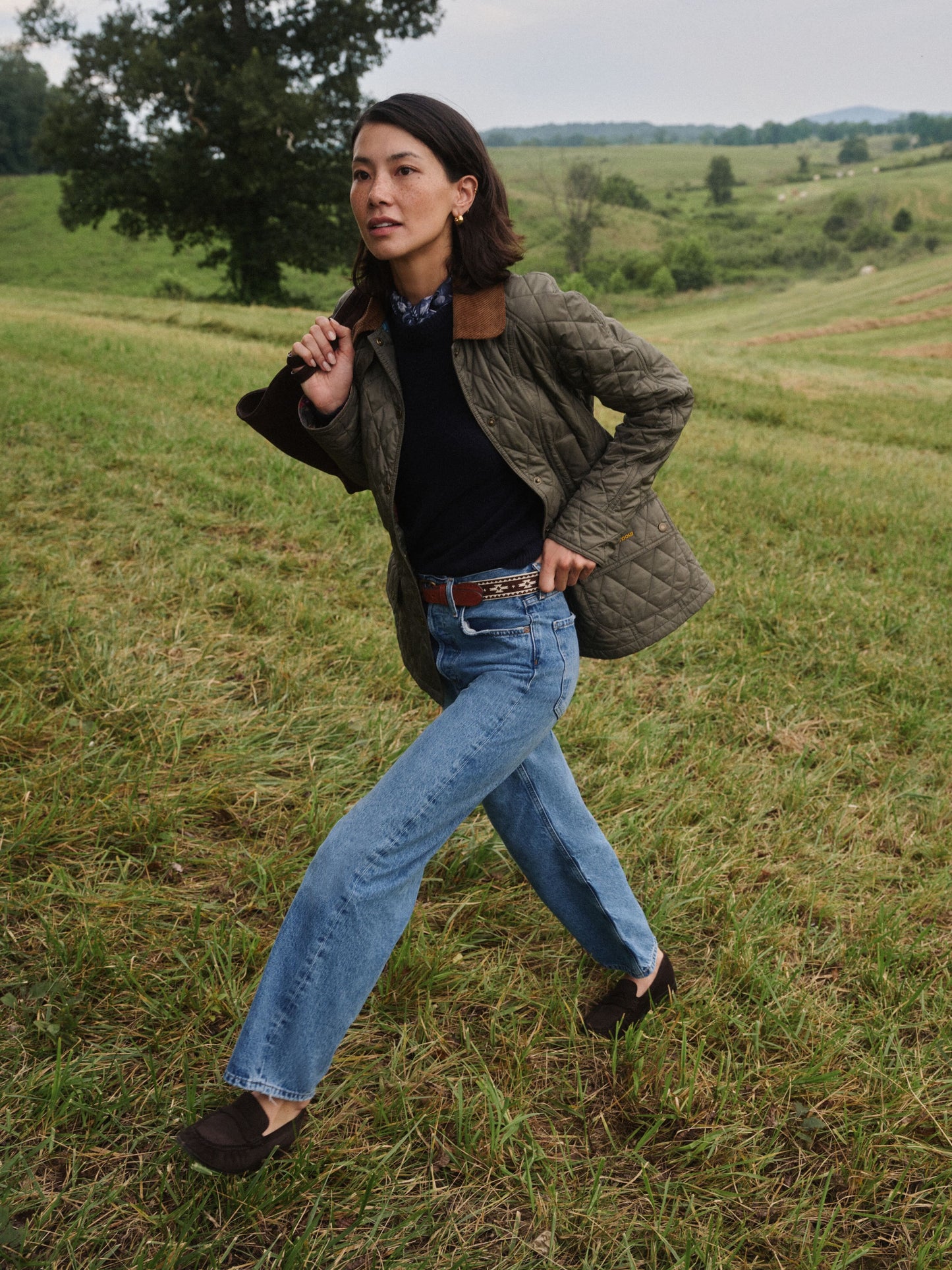 Chocolate Suede Vivian Loafers