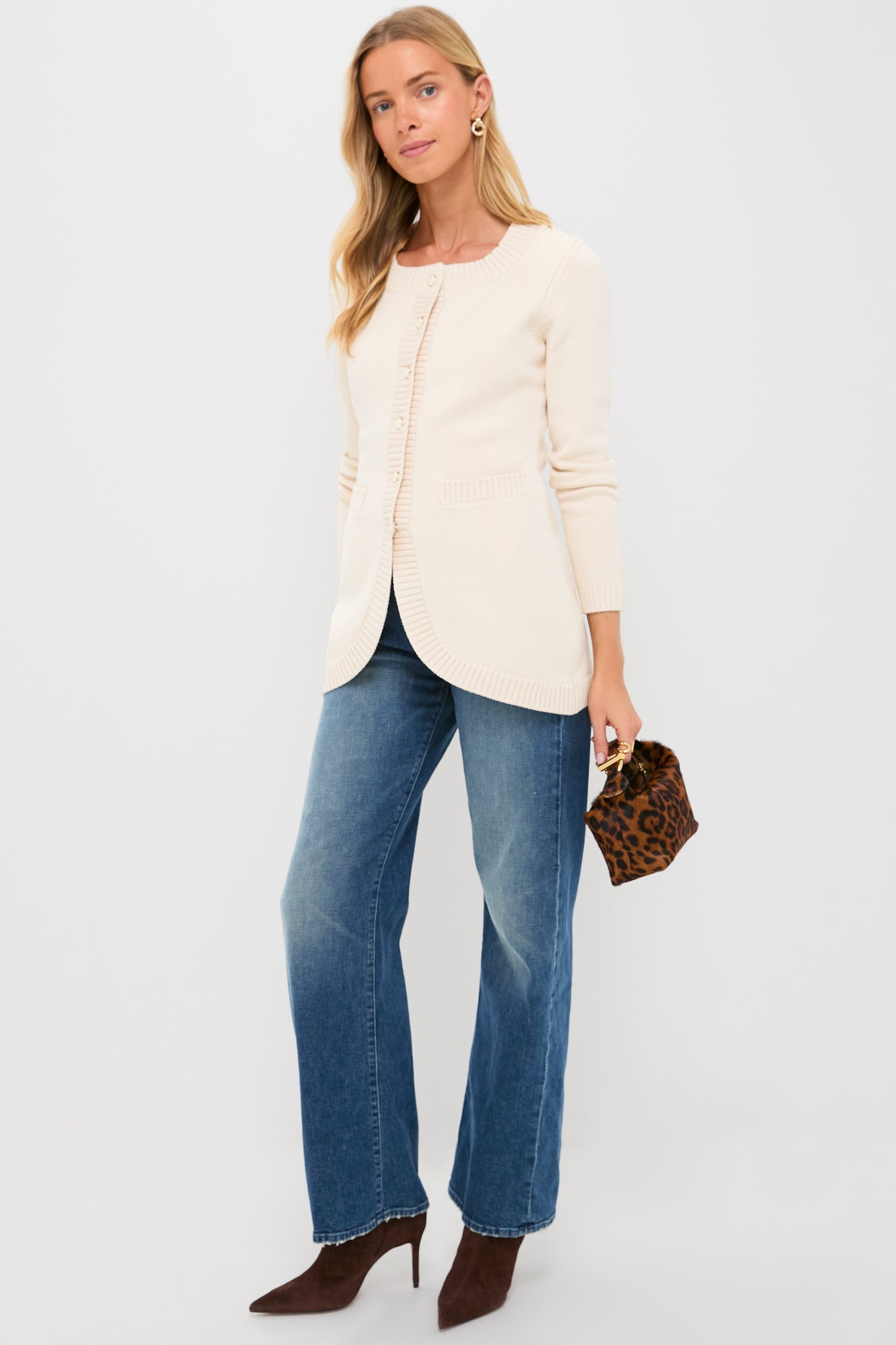 Cream Sabrina Cardigan