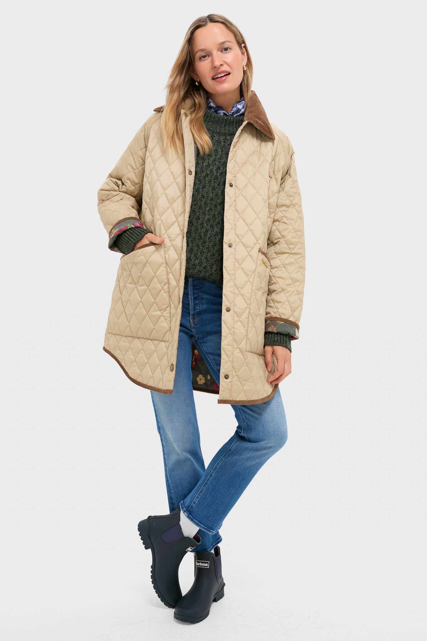 Light Fawn Barbour x Tuckernuck Miley Quilt