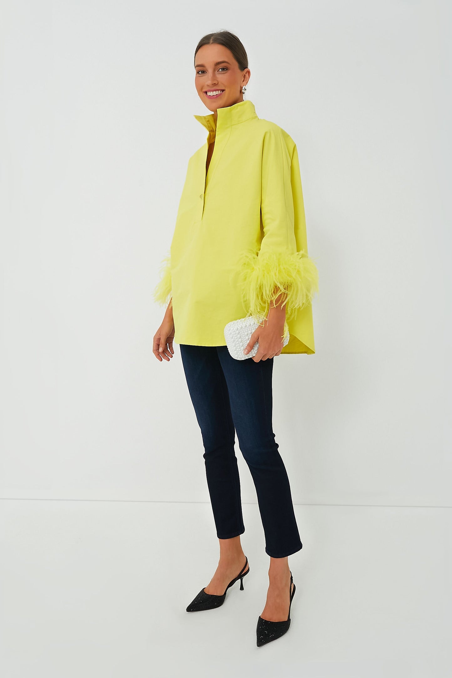 Citron Feather Willow Blouse