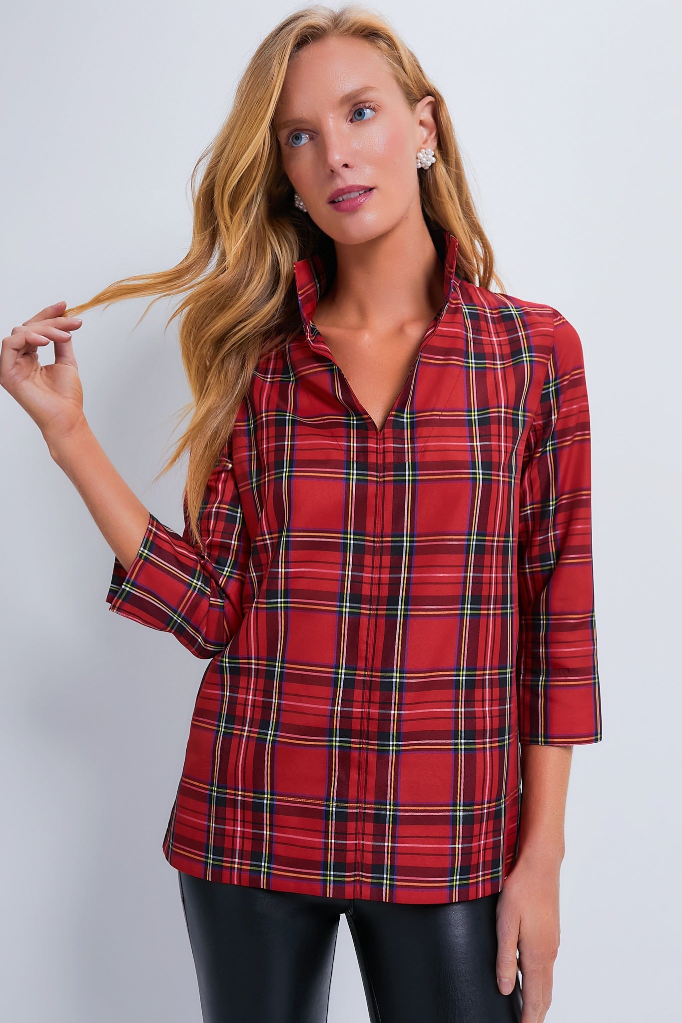 Royal Stewart Tartan Margot Top
