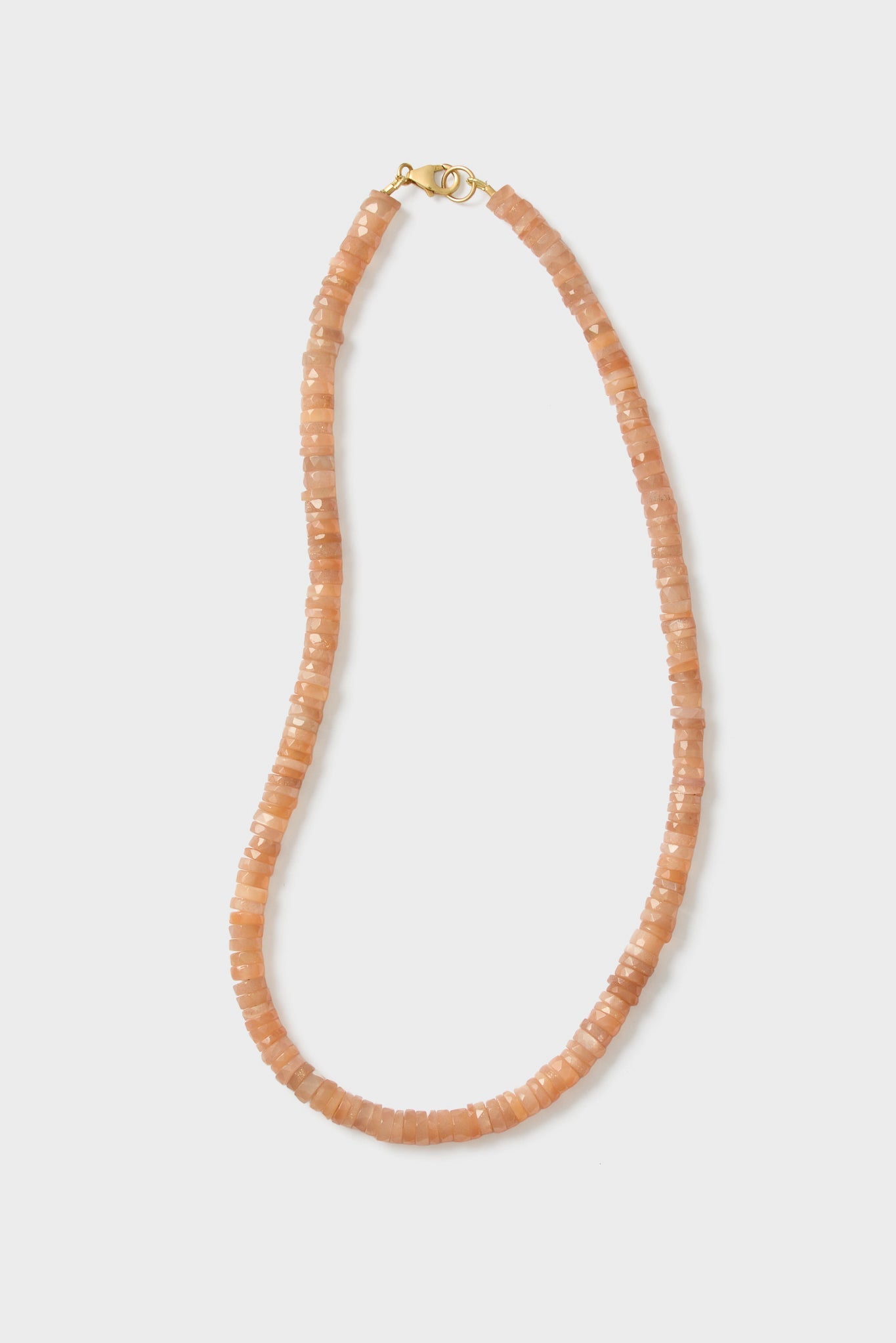 Peach Moonstone Candy Necklace