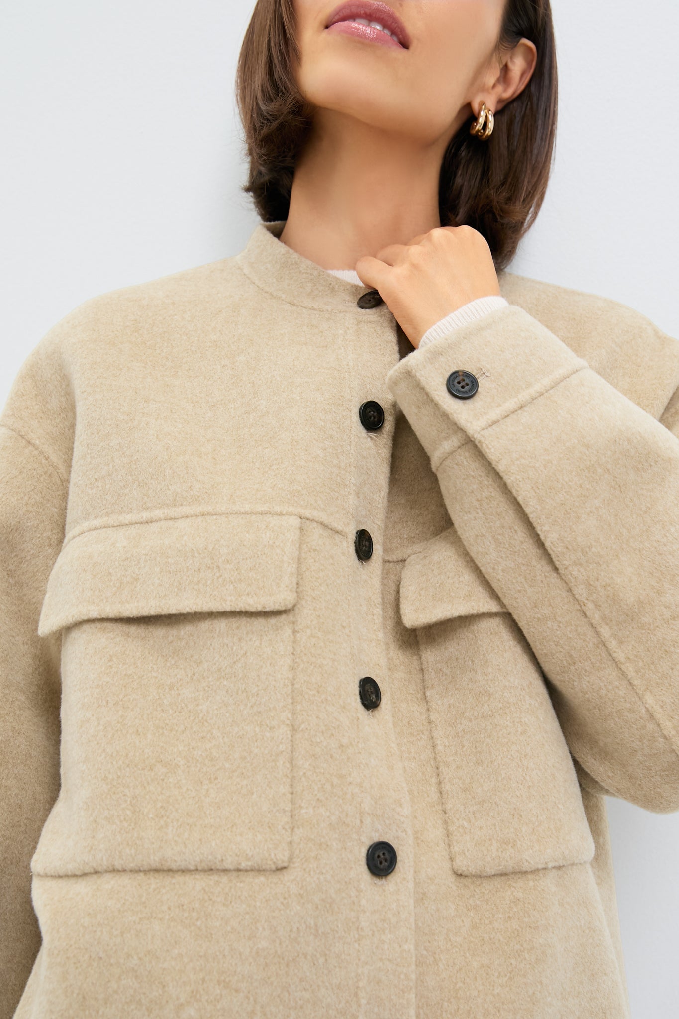 Beige Chine Florian Coat