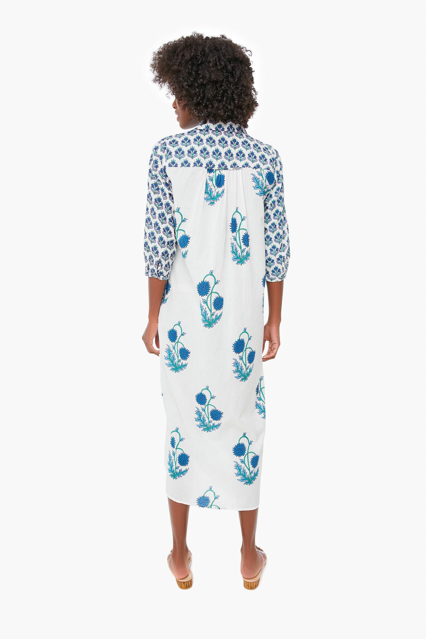 Exclusive Cornflower Blue Brooklyn Long Dress