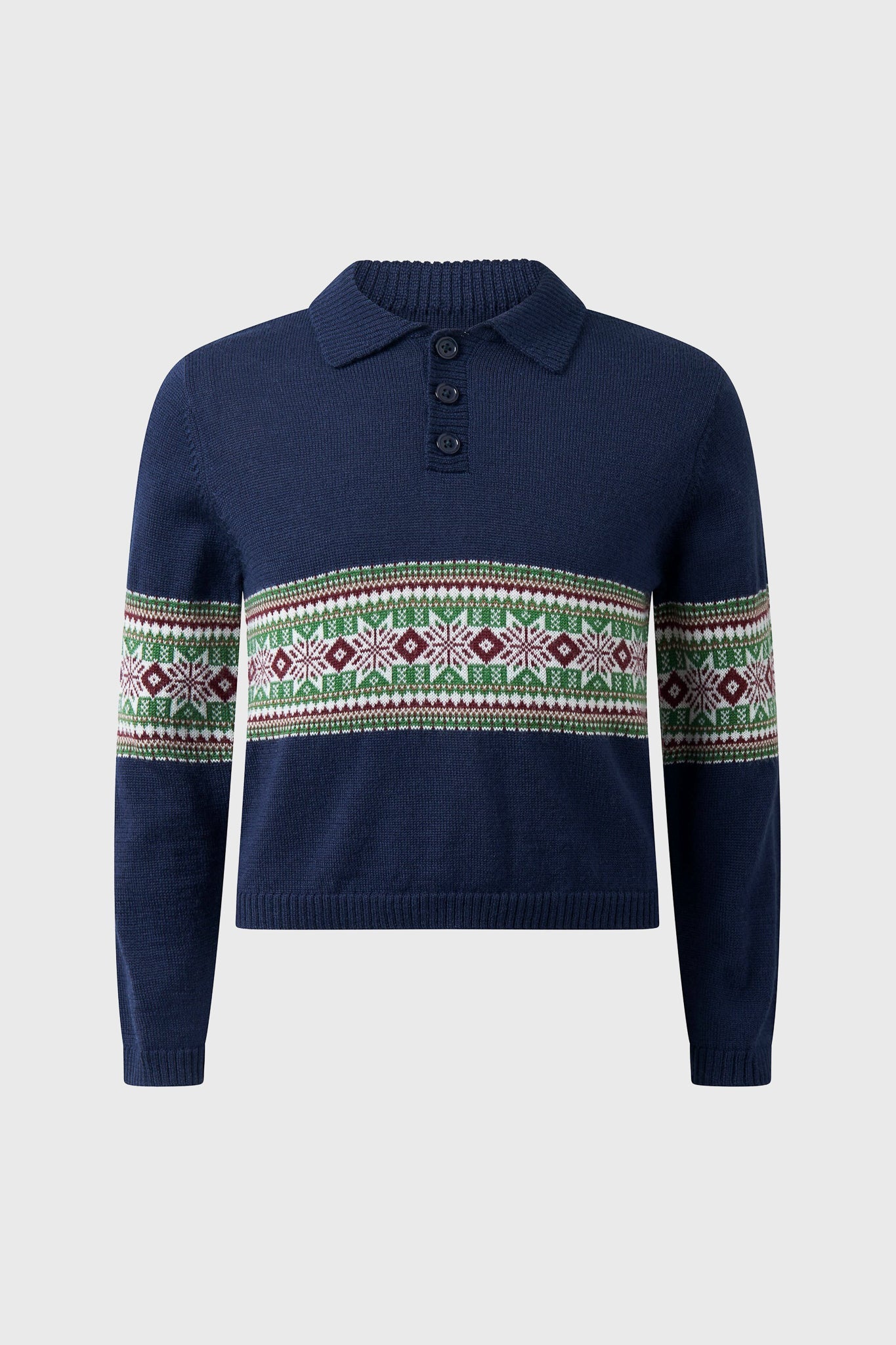 Fairisle Collar Sweater